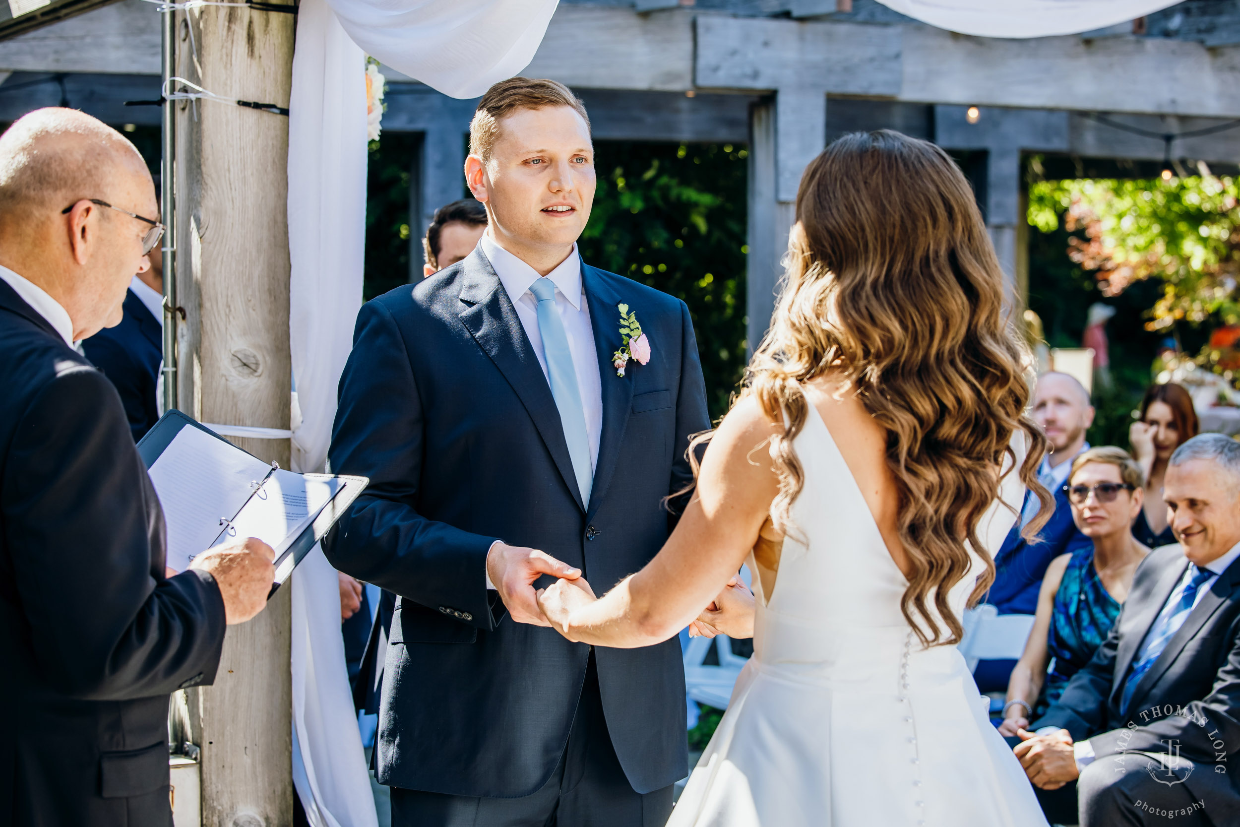Wisteria Hall Washington Arboretum and Conibear Shellhouse wedding by Seattle wedding photographer James Thomas Long Photography