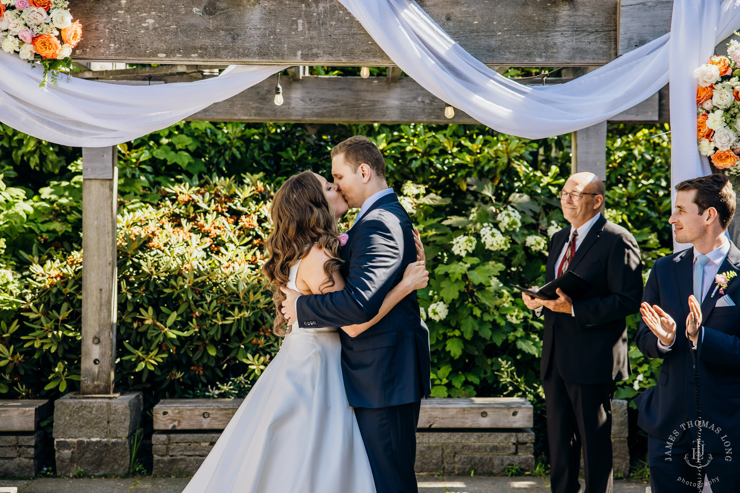 Wisteria Hall Washington Arboretum and Conibear Shellhouse wedding by Seattle wedding photographer James Thomas Long Photography
