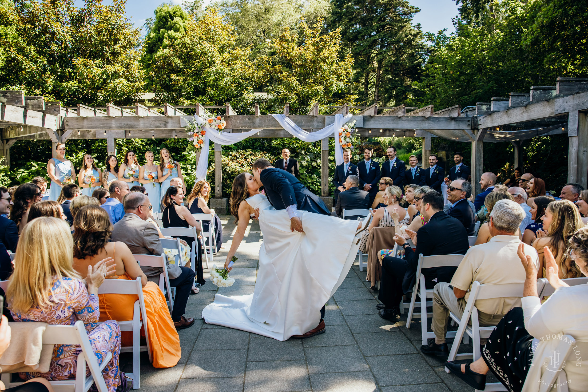 Wisteria Hall Washington Arboretum and Conibear Shellhouse wedding by Seattle wedding photographer James Thomas Long Photography