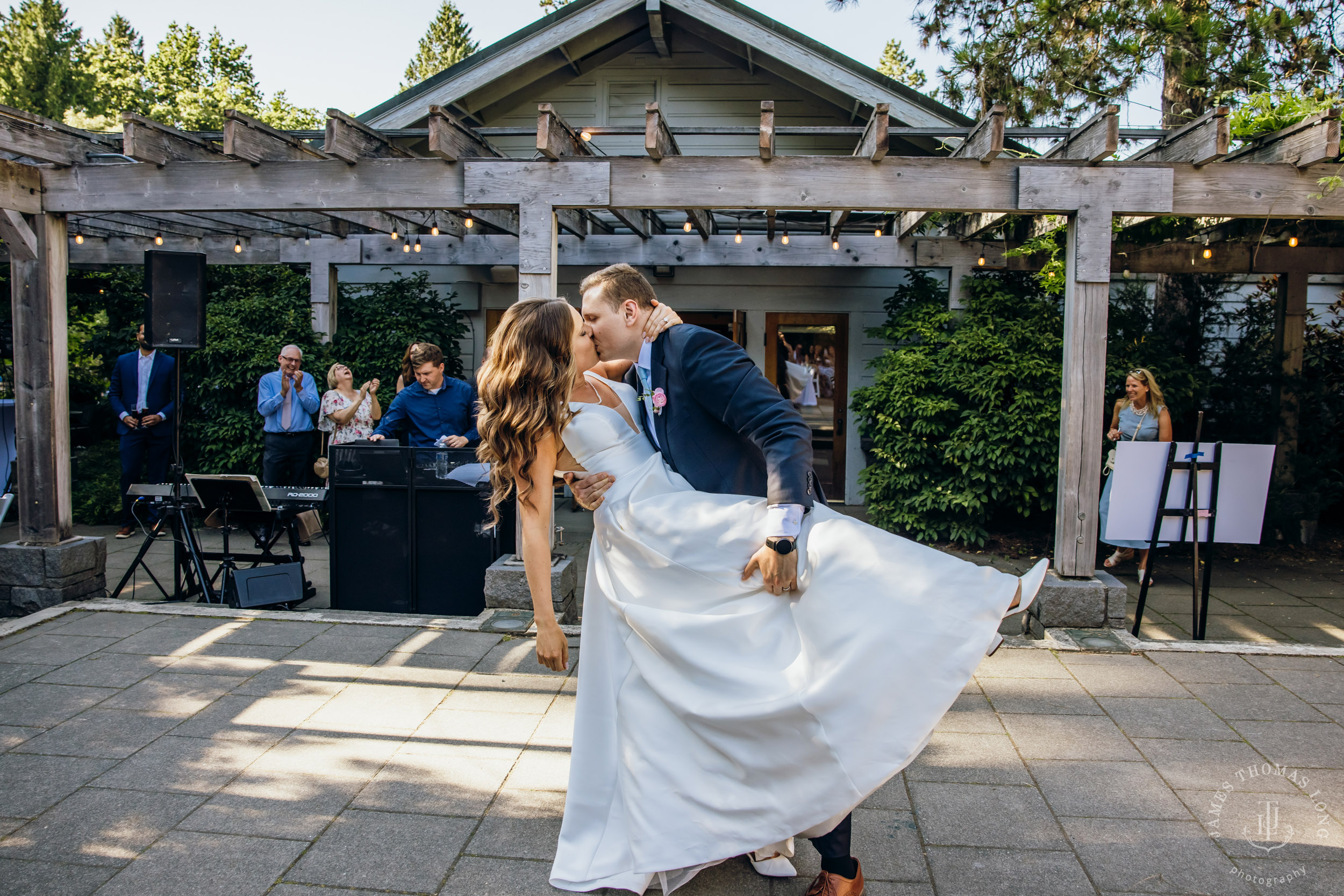 Wisteria Hall Washington Arboretum and Conibear Shellhouse wedding by Seattle wedding photographer James Thomas Long Photography