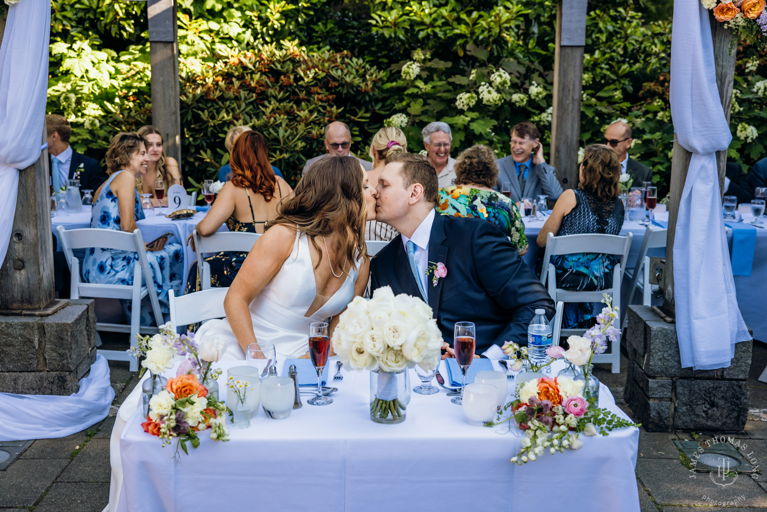 Wisteria Hall Washington Arboretum and Conibear Shellhouse wedding by Seattle wedding photographer James Thomas Long Photography