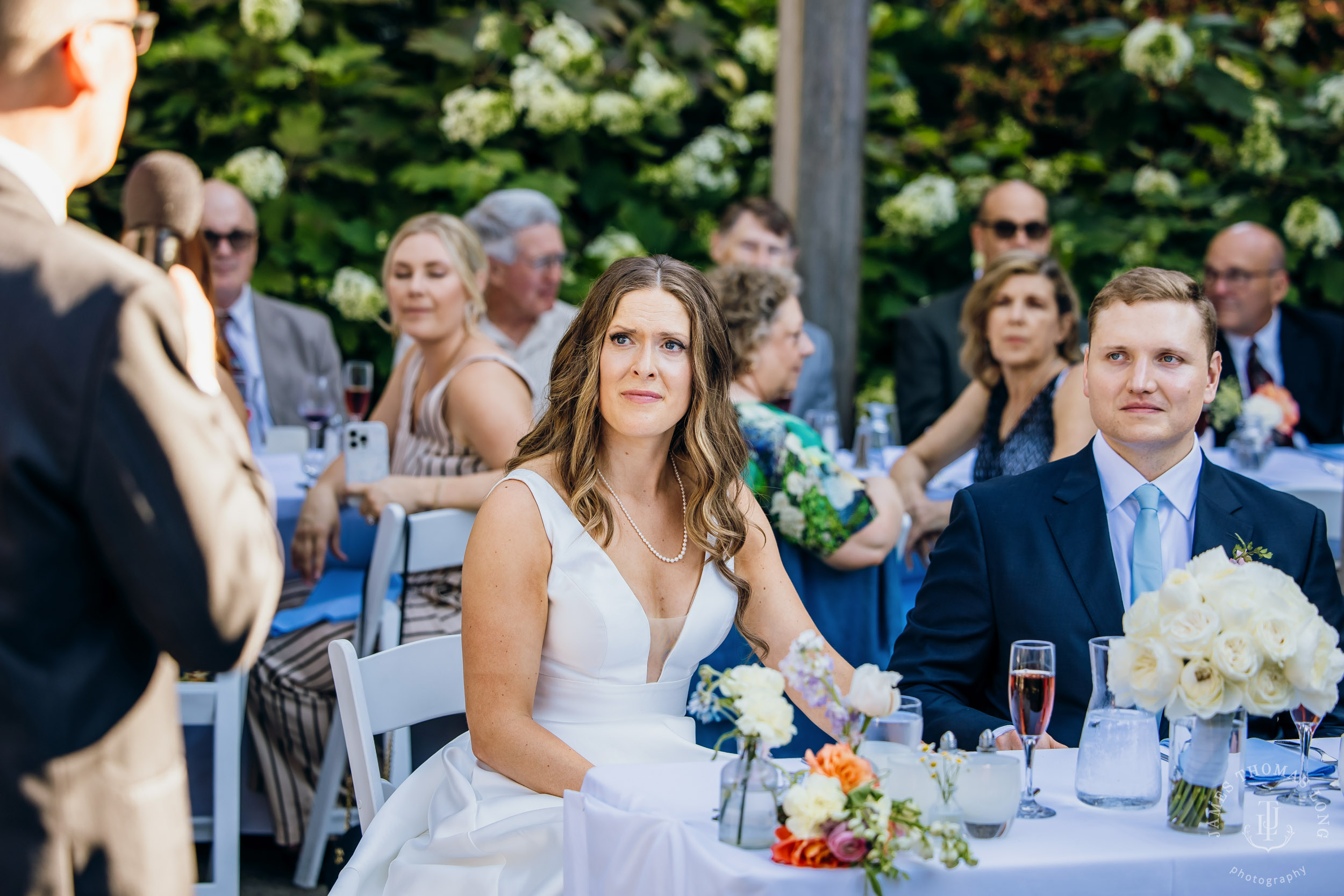 Wisteria Hall Washington Arboretum and Conibear Shellhouse wedding by Seattle wedding photographer James Thomas Long Photography