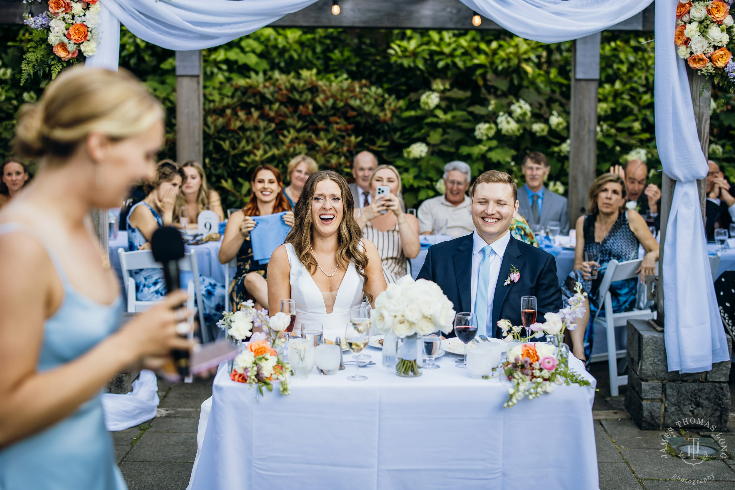 Wisteria Hall Washington Arboretum and Conibear Shellhouse wedding by Seattle wedding photographer James Thomas Long Photography