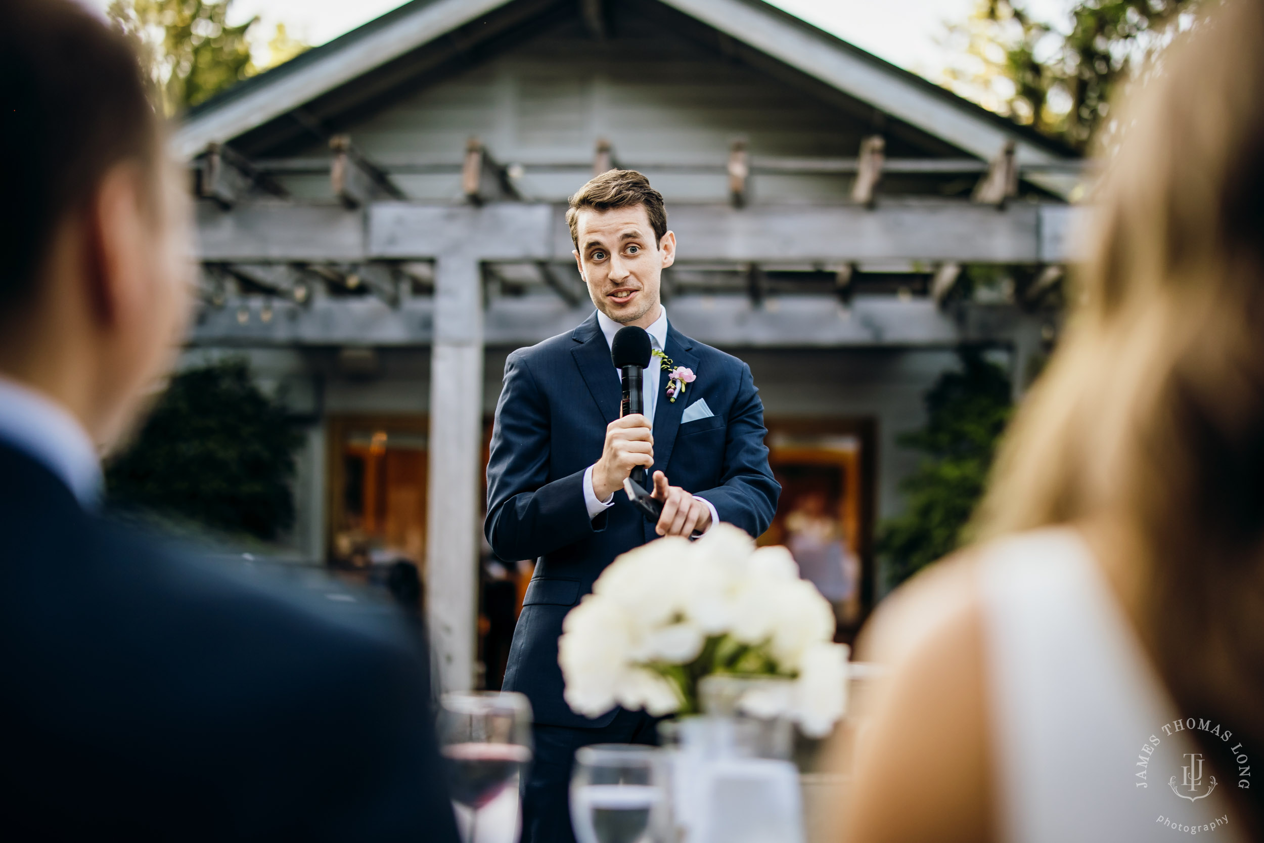 Wisteria Hall Washington Arboretum and Conibear Shellhouse wedding by Seattle wedding photographer James Thomas Long Photography