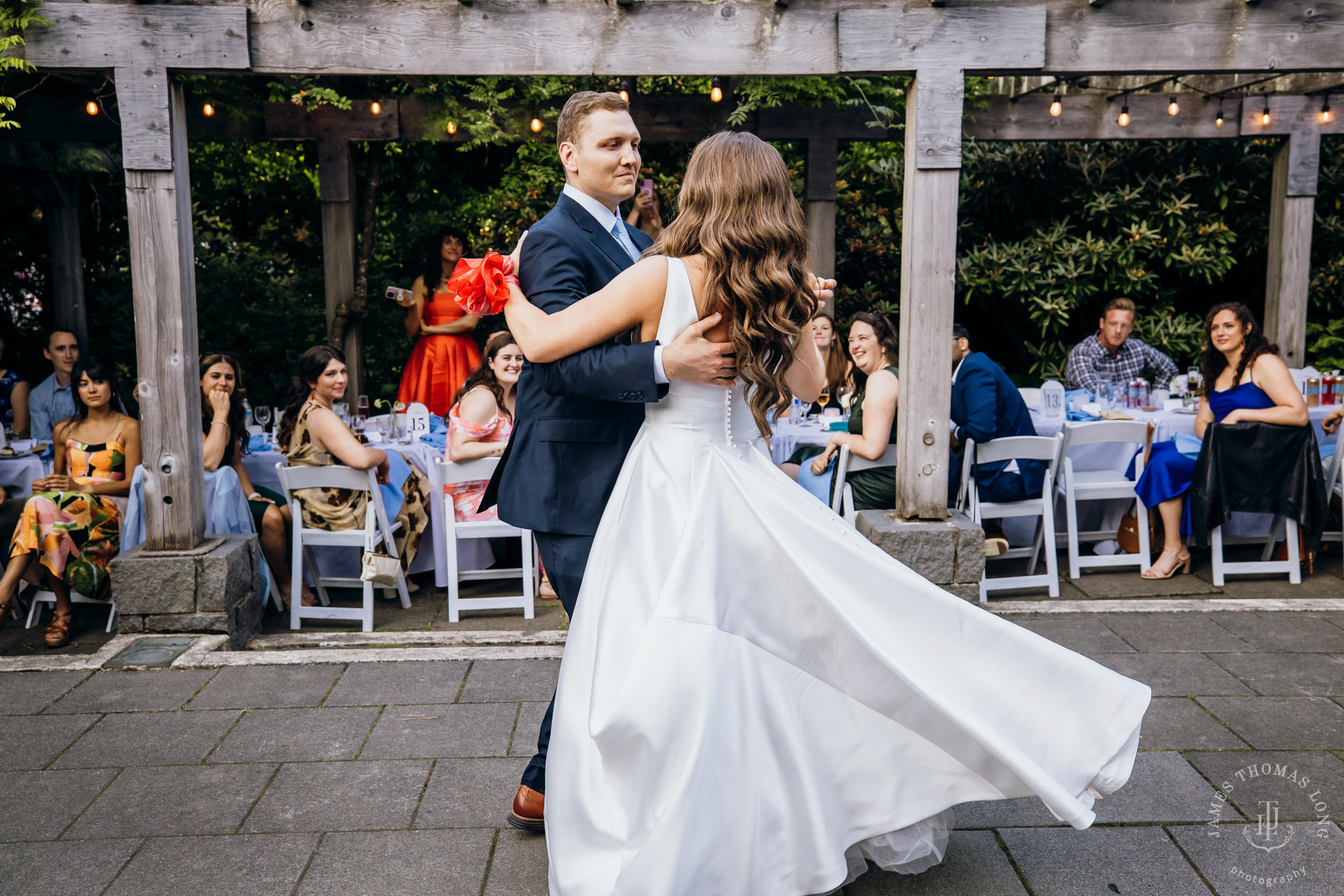 Wisteria Hall Washington Arboretum and Conibear Shellhouse wedding by Seattle wedding photographer James Thomas Long Photography