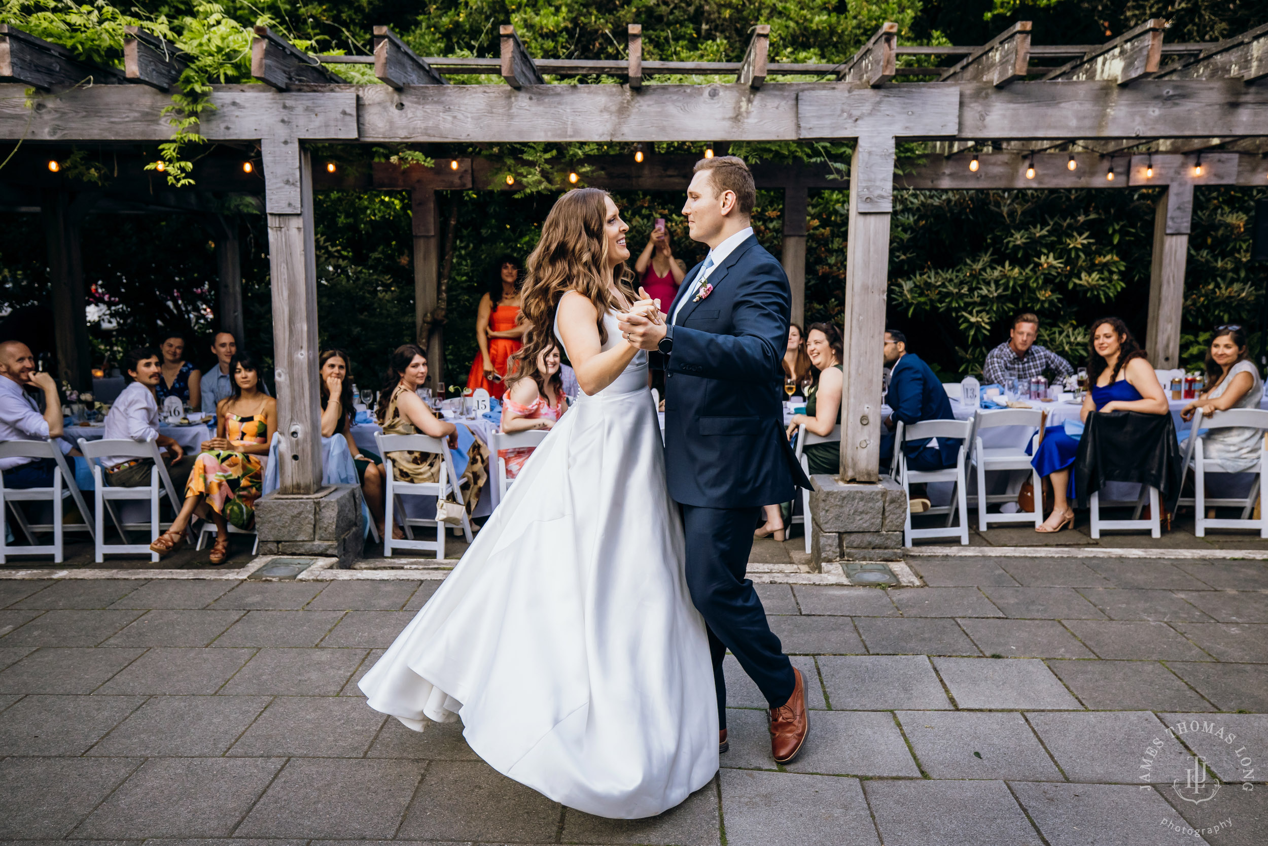 Wisteria Hall Washington Arboretum and Conibear Shellhouse wedding by Seattle wedding photographer James Thomas Long Photography