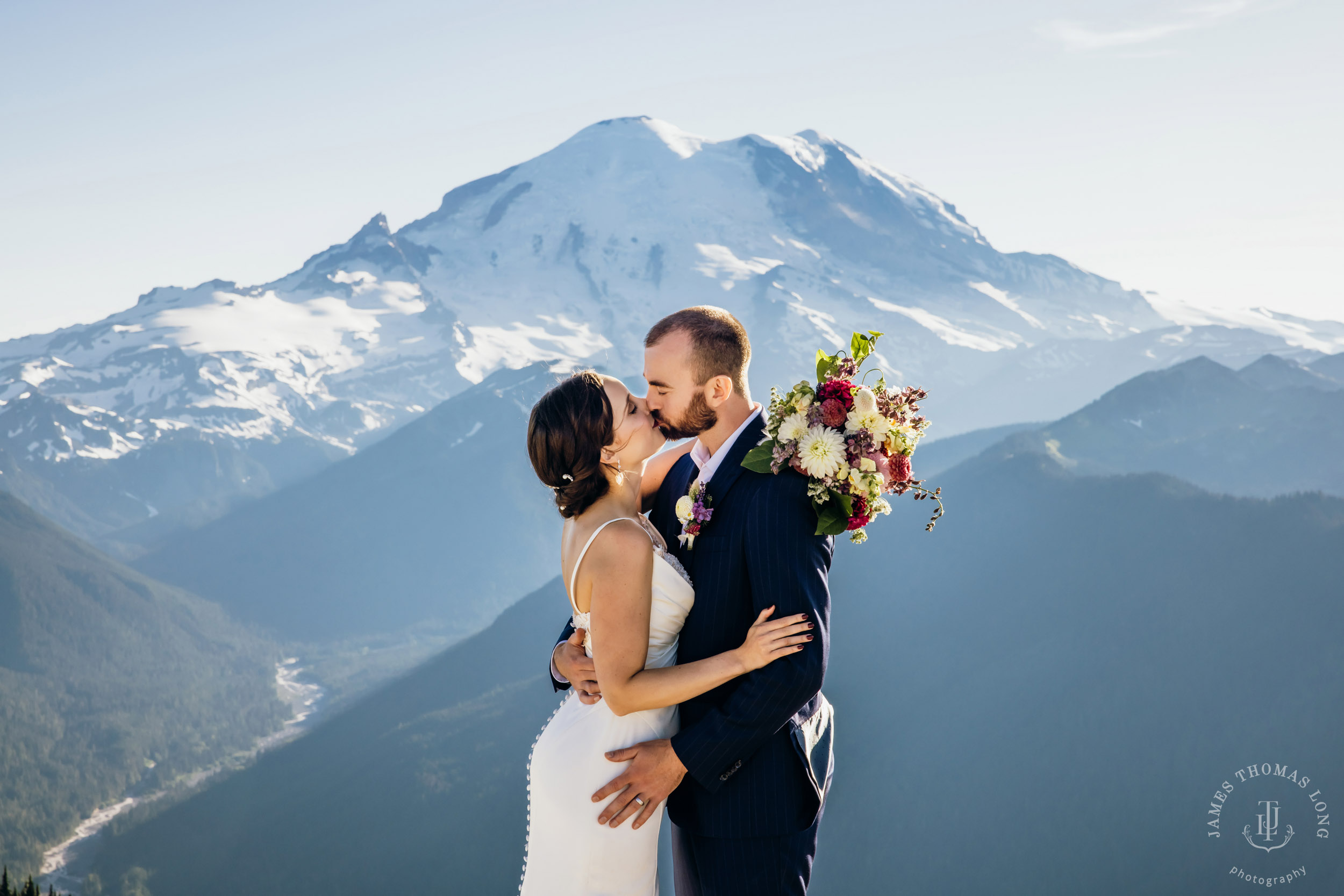 Crystal Mountain wedding by Seattle wedding photographer James Thomas Long Photography