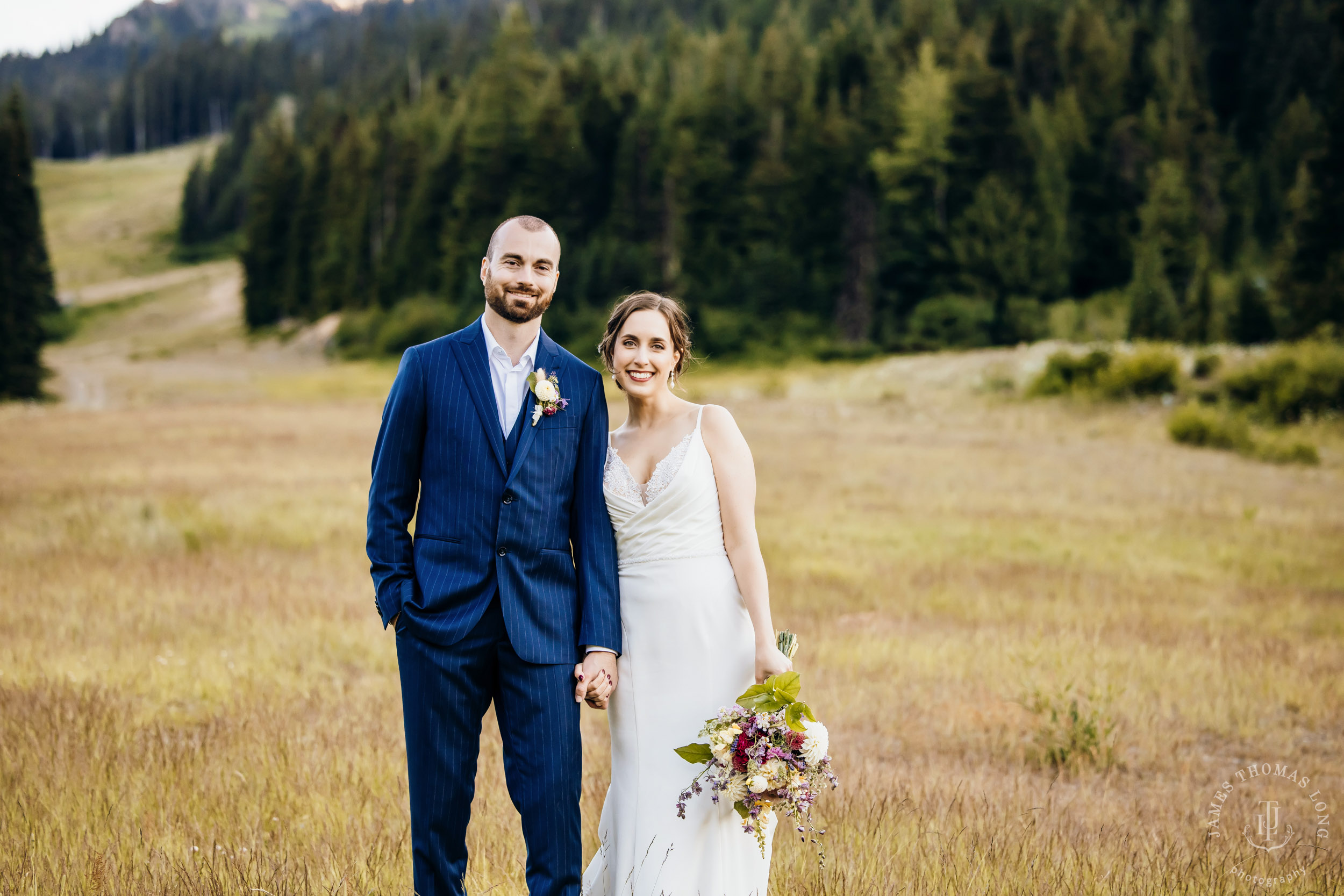 Crystal Mountain wedding by Seattle wedding photographer James Thomas Long Photography