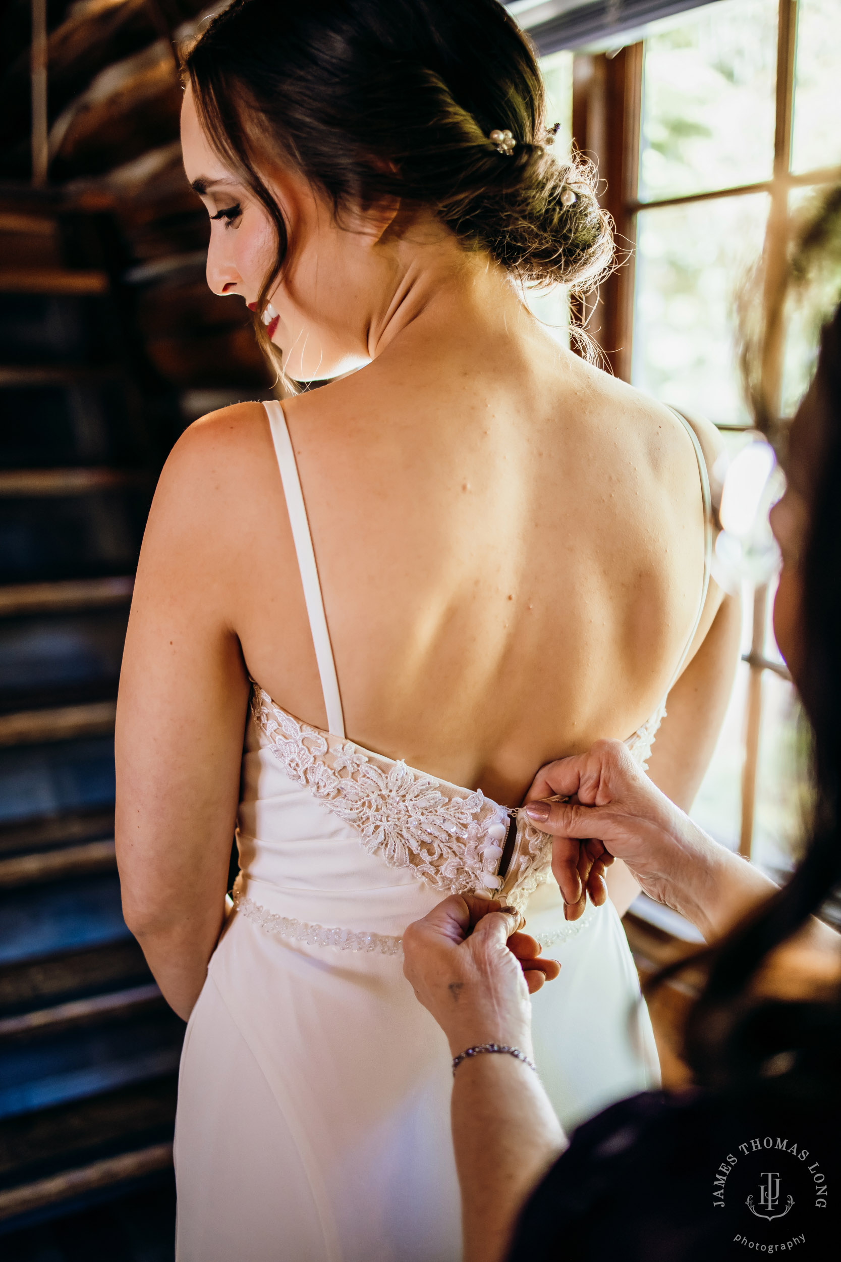 Crystal Mountain wedding by Seattle wedding photographer James Thomas Long Photography