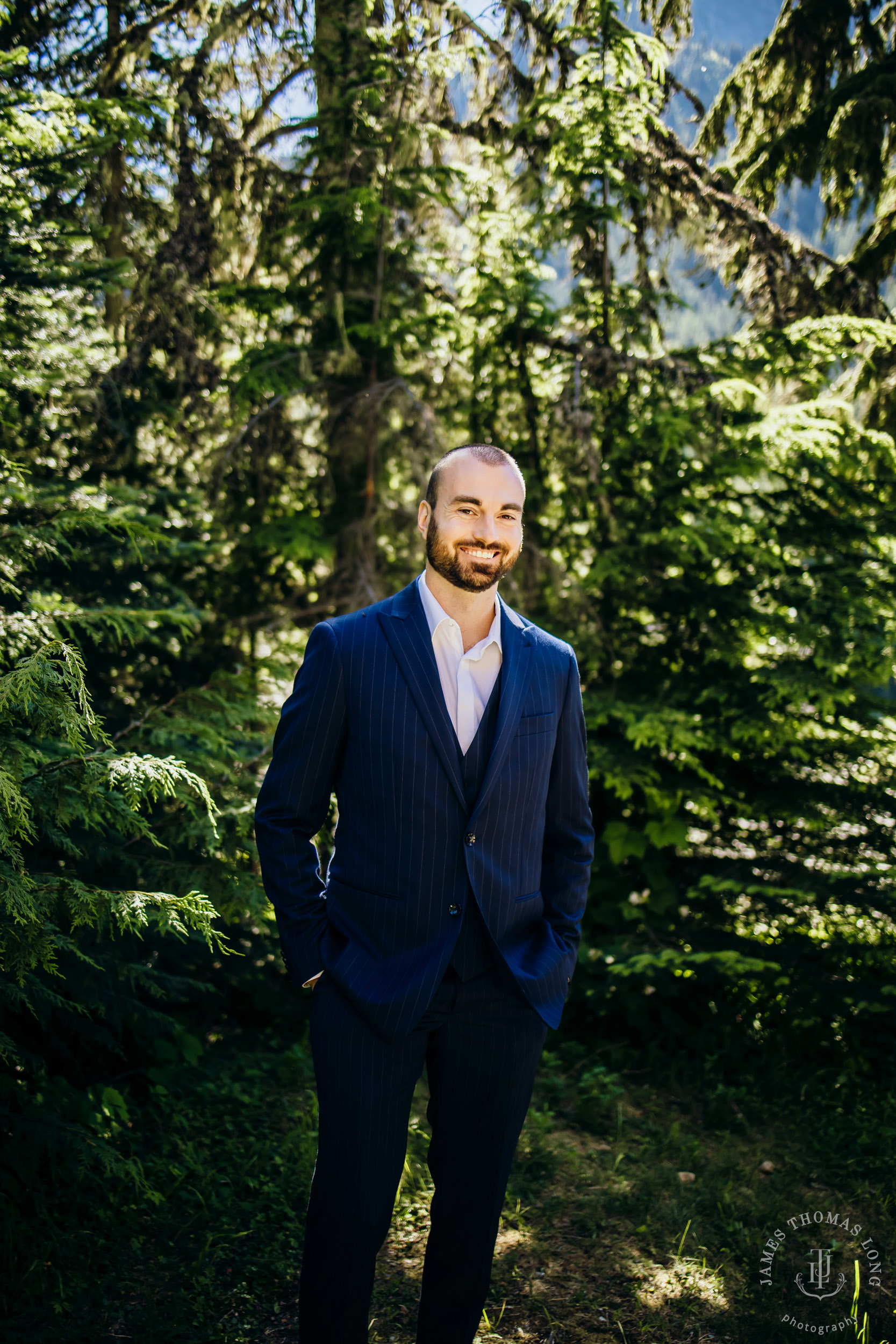 Crystal Mountain wedding by Seattle wedding photographer James Thomas Long Photography