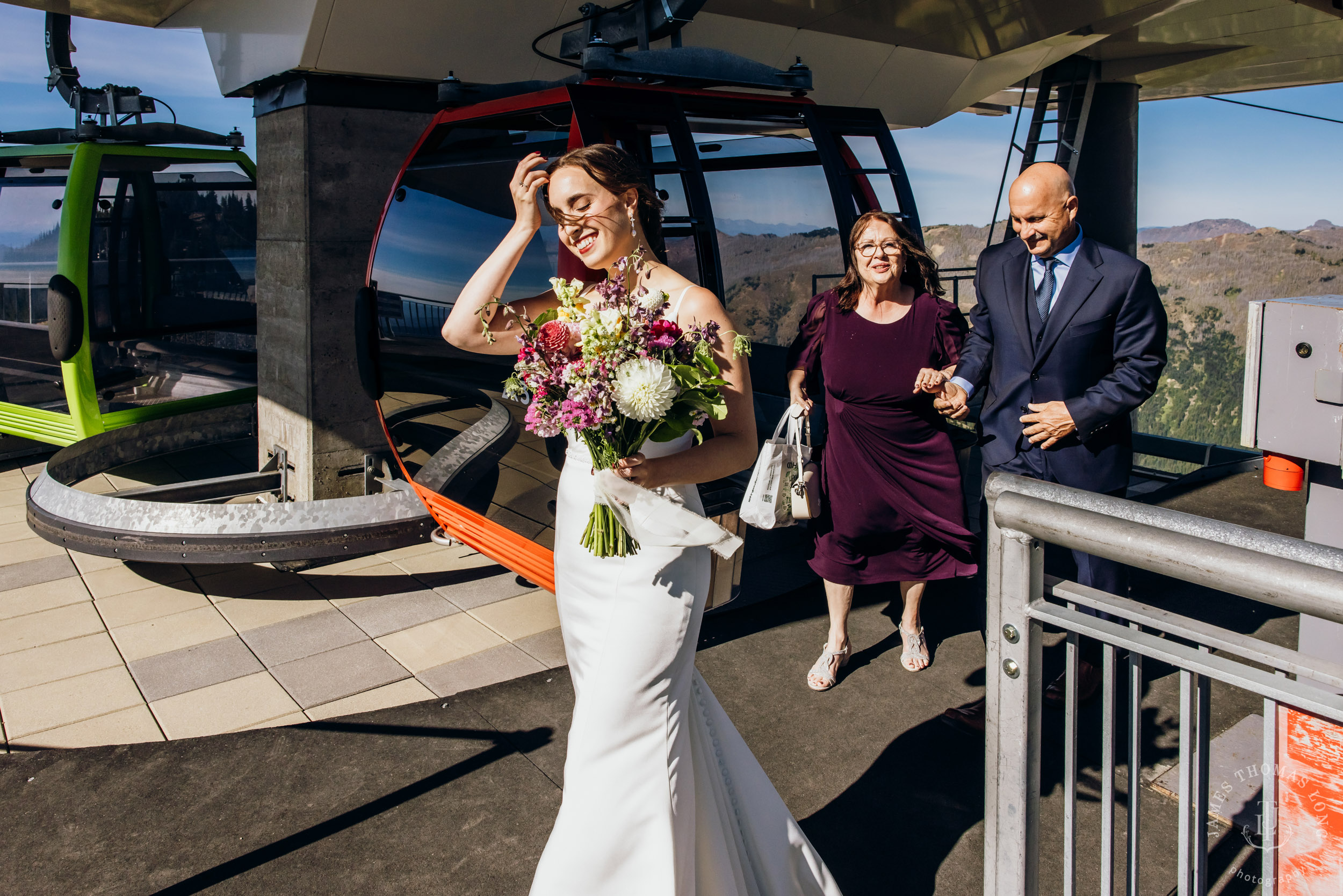 Crystal Mountain wedding by Seattle wedding photographer James Thomas Long Photography