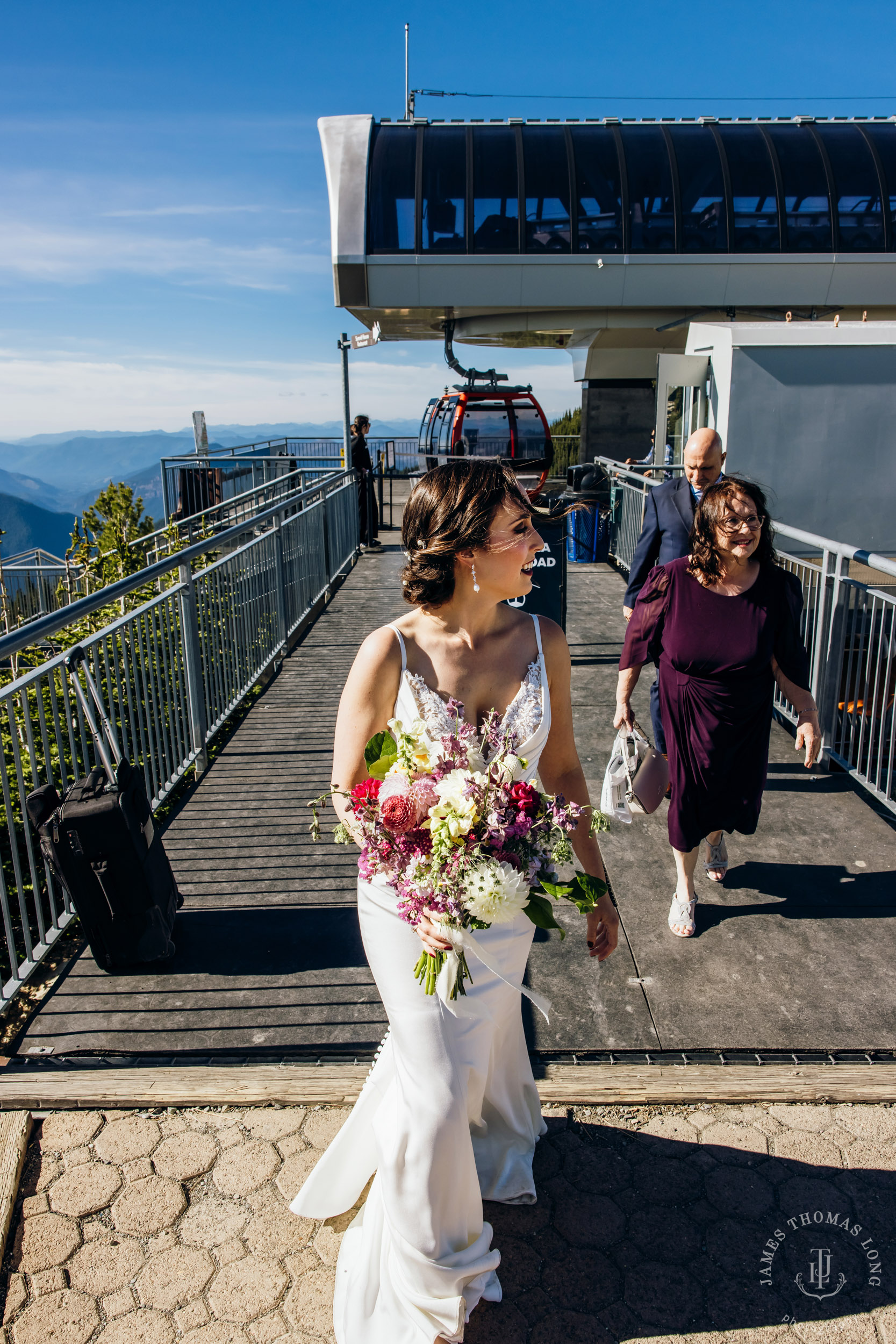 Crystal Mountain wedding by Seattle wedding photographer James Thomas Long Photography