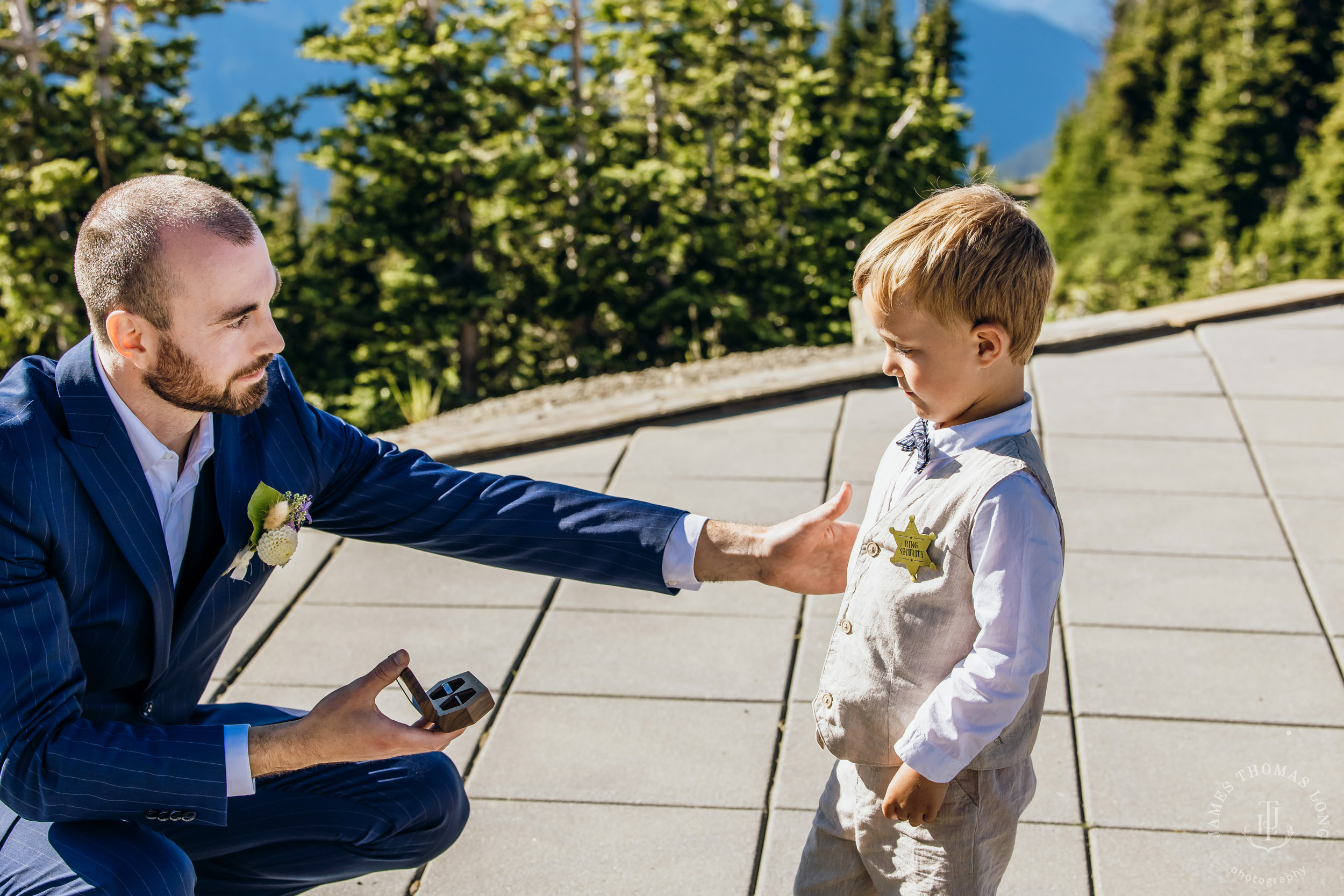 Crystal Mountain wedding by Seattle wedding photographer James Thomas Long Photography