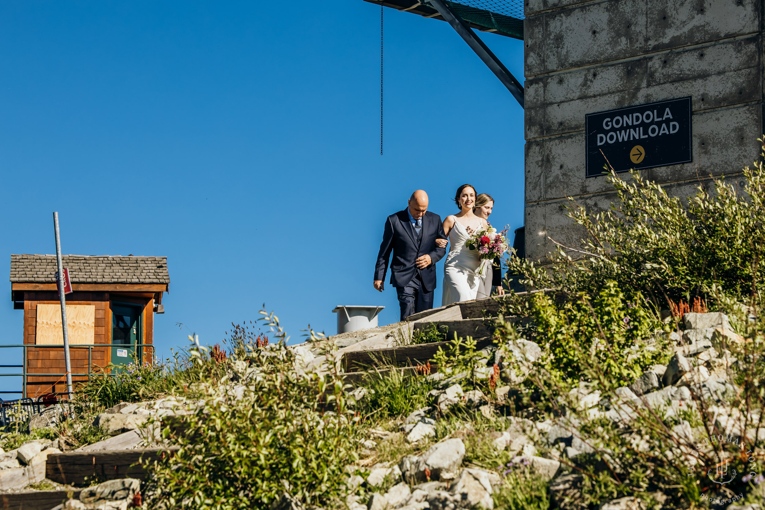 Crystal Mountain wedding by Seattle wedding photographer James Thomas Long Photography