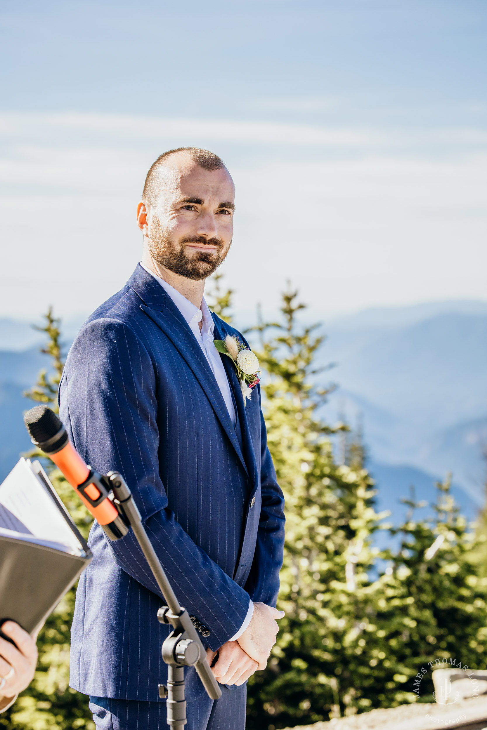 Crystal Mountain wedding by Seattle wedding photographer James Thomas Long Photography
