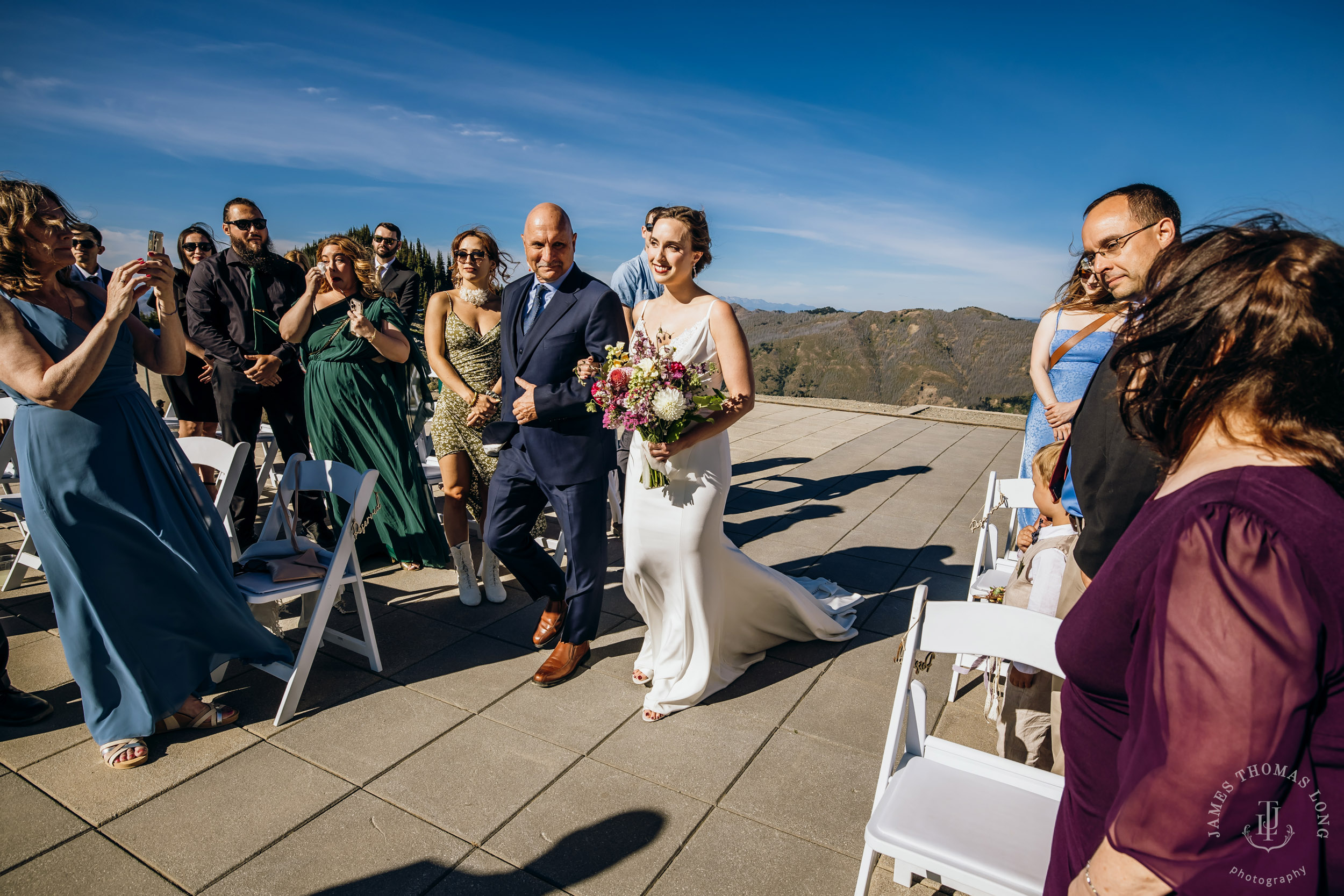 Crystal Mountain wedding by Seattle wedding photographer James Thomas Long Photography
