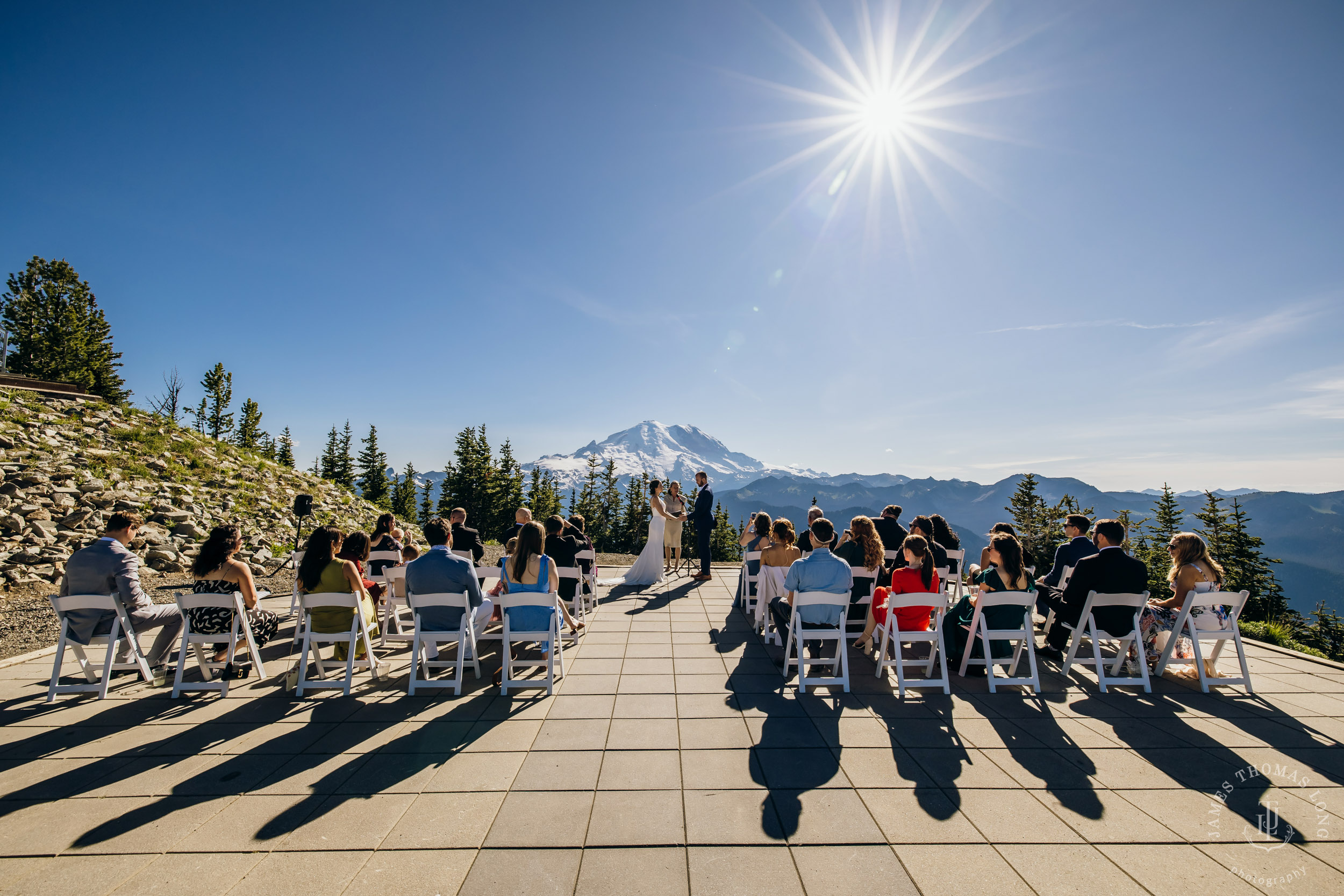 Crystal Mountain wedding by Seattle wedding photographer James Thomas Long Photography