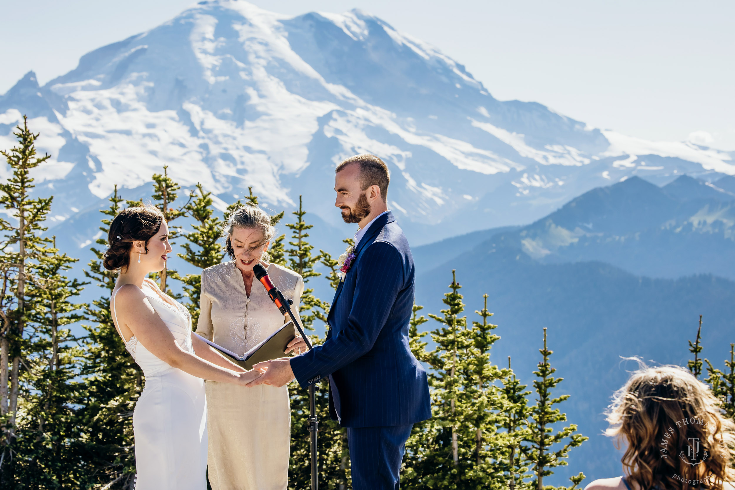 Crystal Mountain wedding by Seattle wedding photographer James Thomas Long Photography