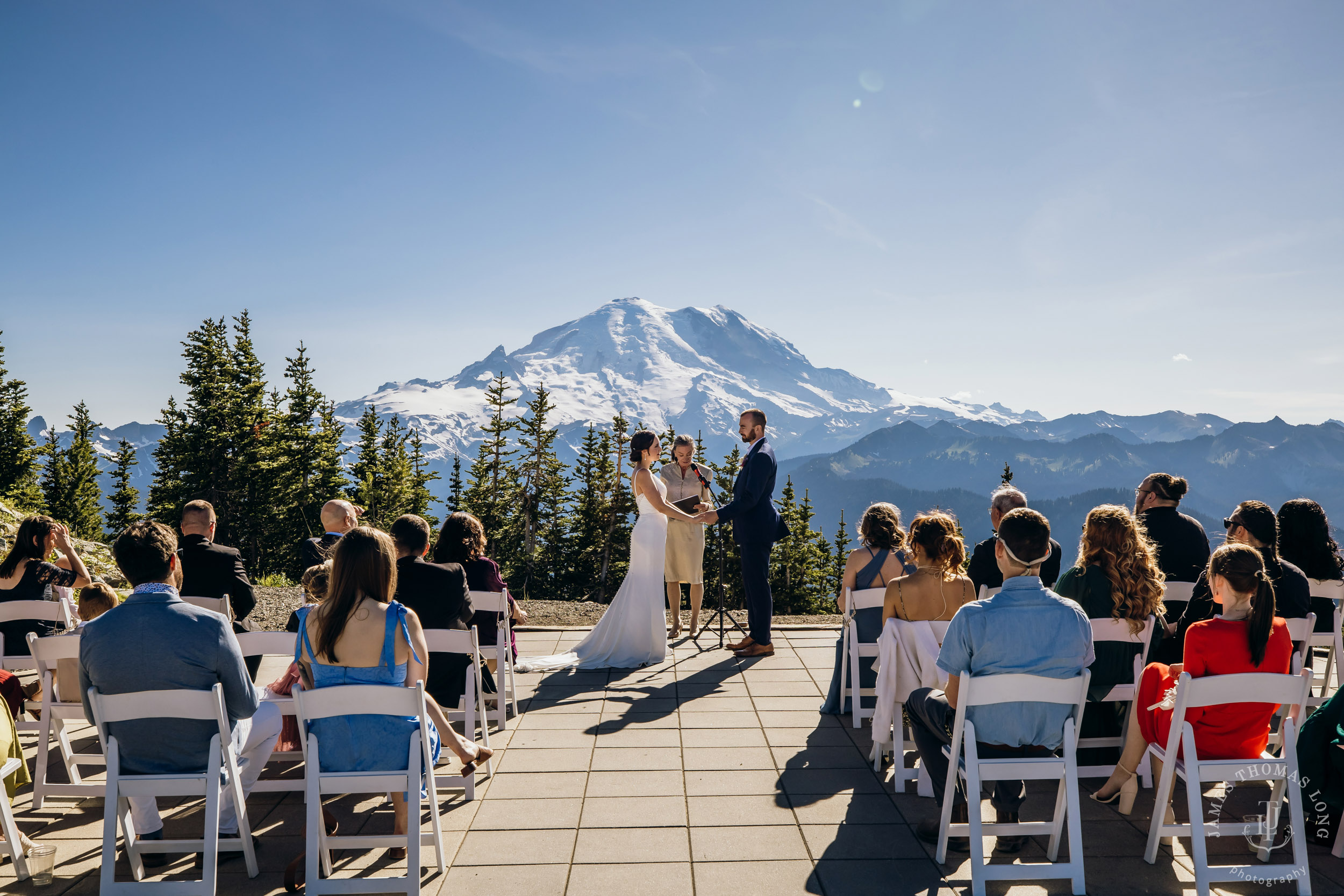 Crystal Mountain wedding by Seattle wedding photographer James Thomas Long Photography