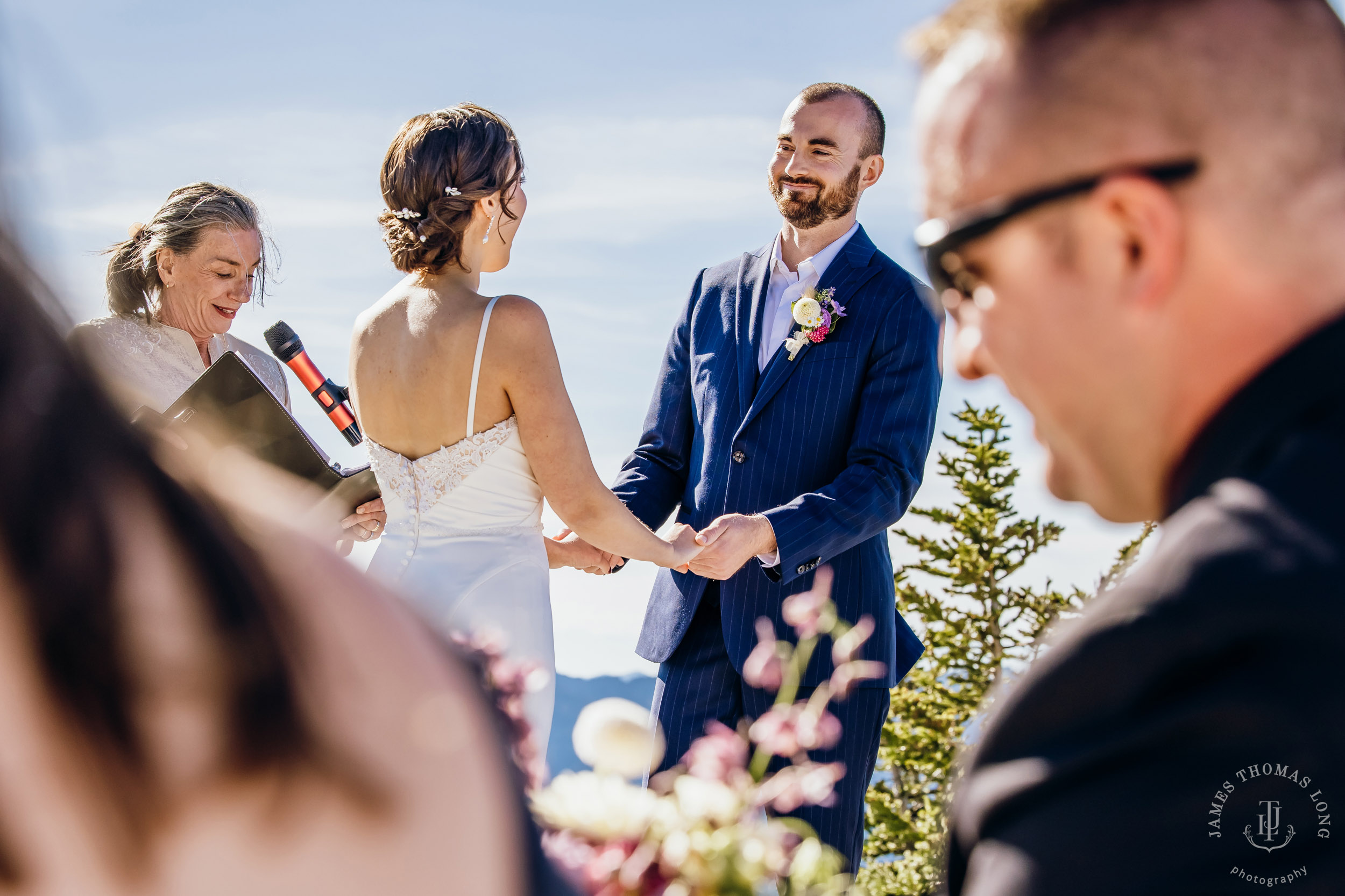 Crystal Mountain wedding by Seattle wedding photographer James Thomas Long Photography