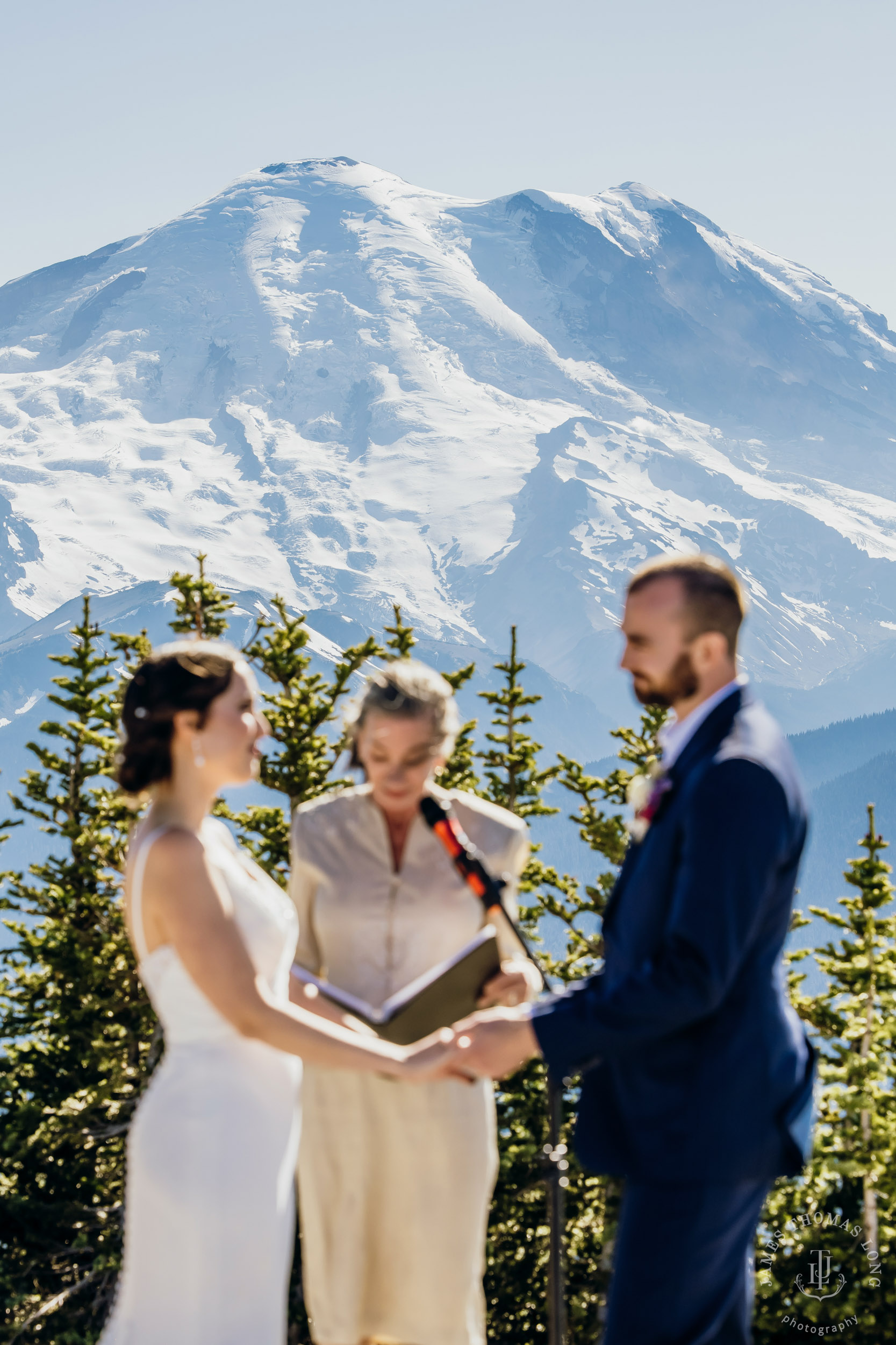 Crystal Mountain wedding by Seattle wedding photographer James Thomas Long Photography