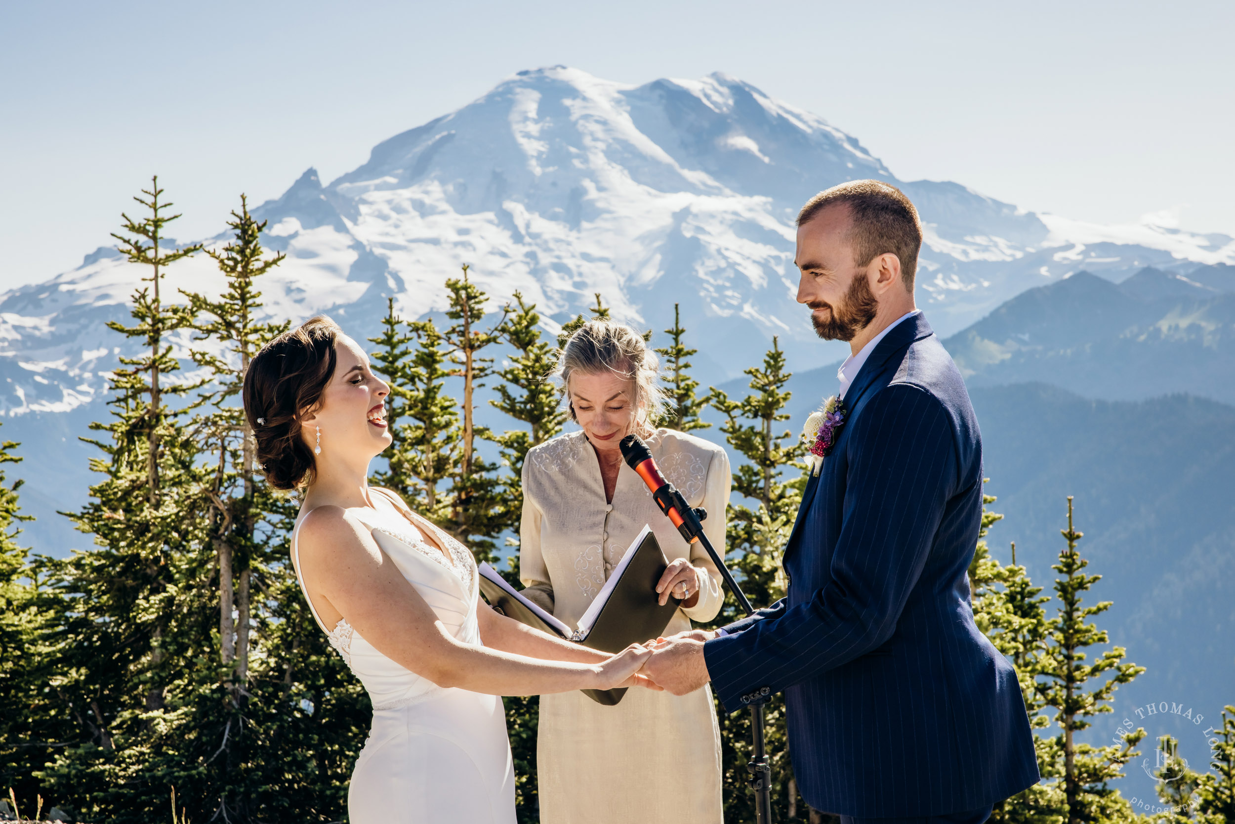 Crystal Mountain wedding by Seattle wedding photographer James Thomas Long Photography