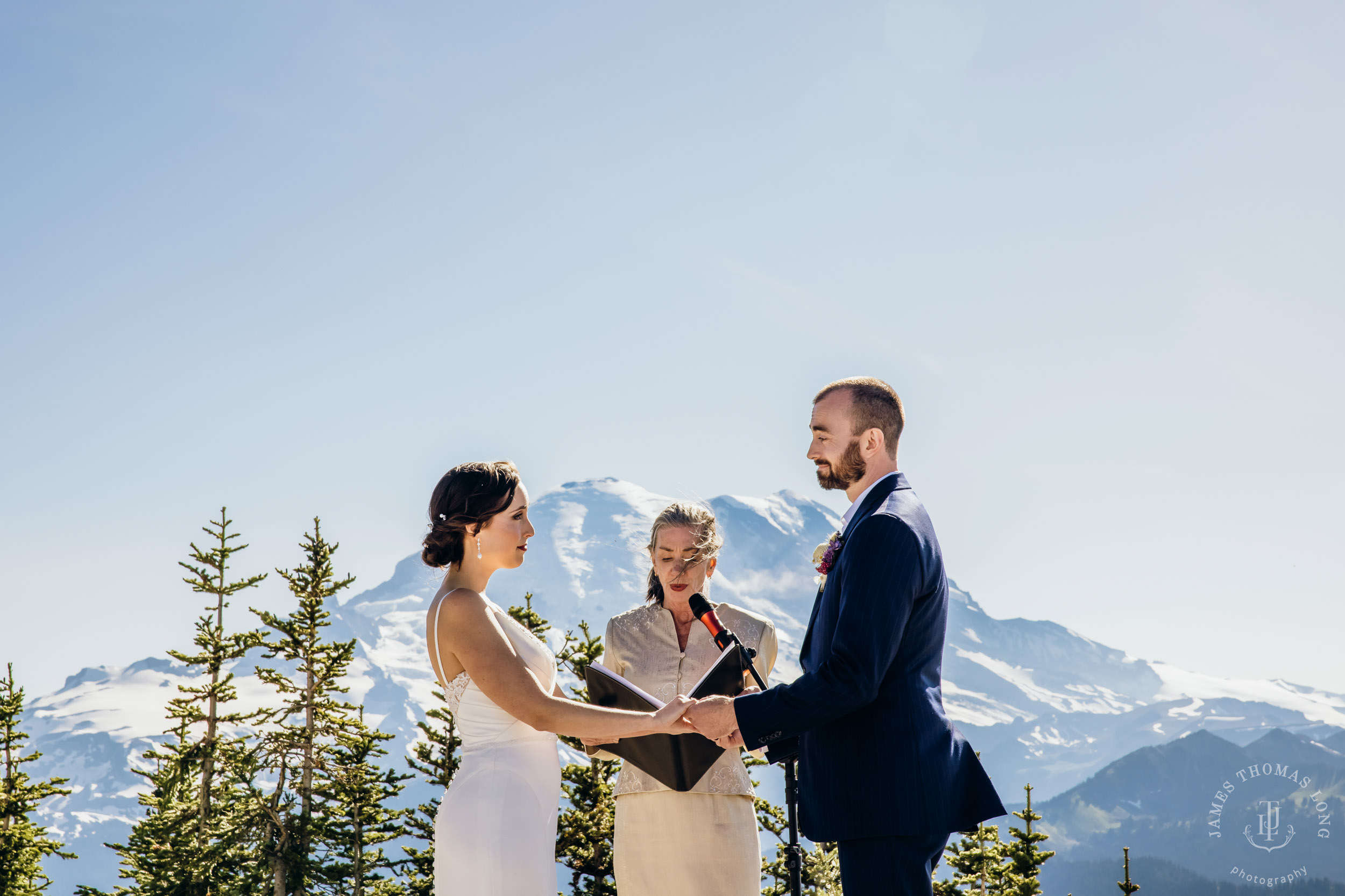 Crystal Mountain wedding by Seattle wedding photographer James Thomas Long Photography