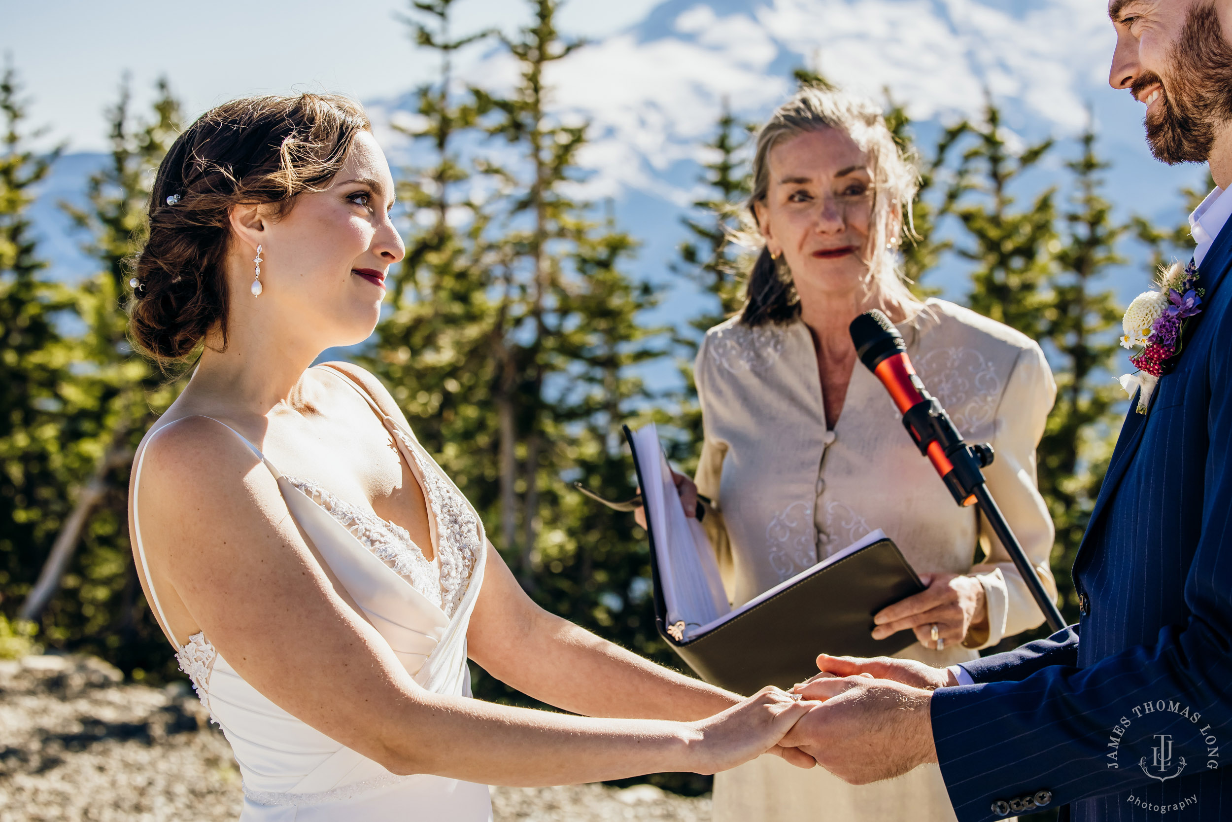 Crystal Mountain wedding by Seattle wedding photographer James Thomas Long Photography