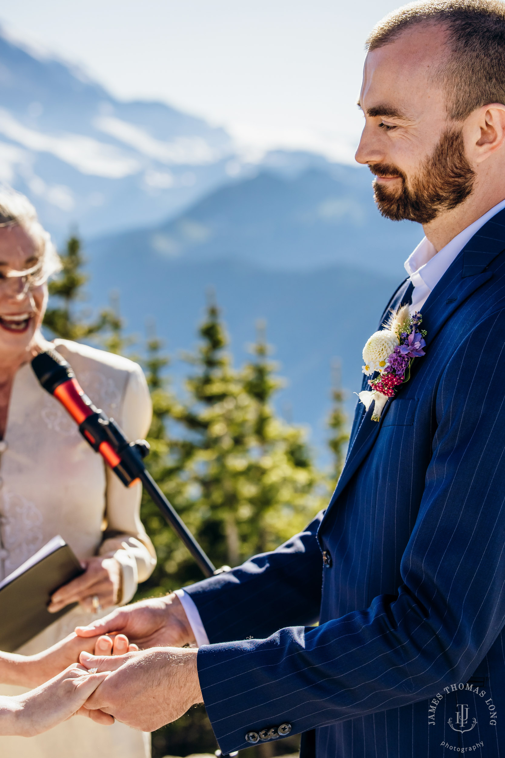 Crystal Mountain wedding by Seattle wedding photographer James Thomas Long Photography