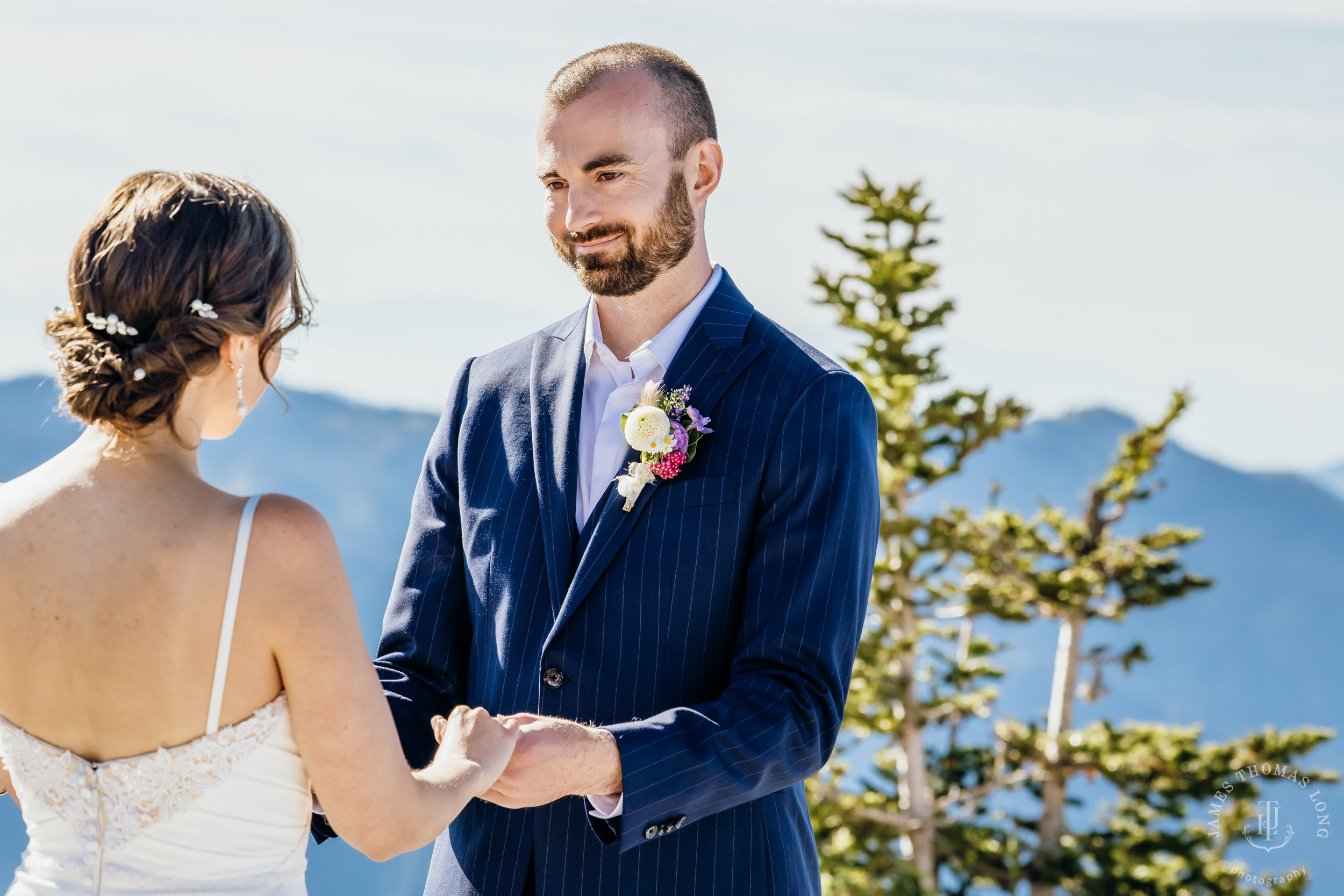 Crystal Mountain wedding by Seattle wedding photographer James Thomas Long Photography