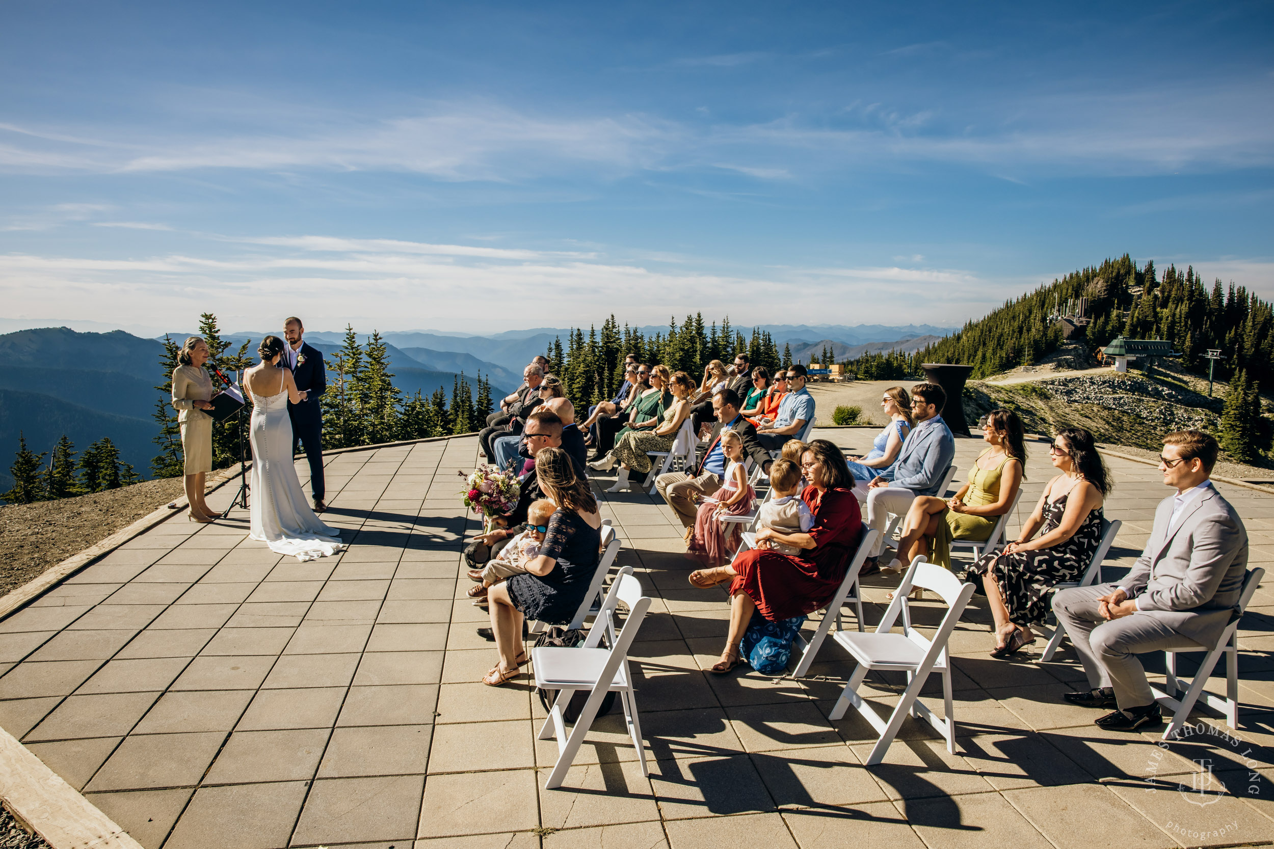 Crystal Mountain wedding by Seattle wedding photographer James Thomas Long Photography