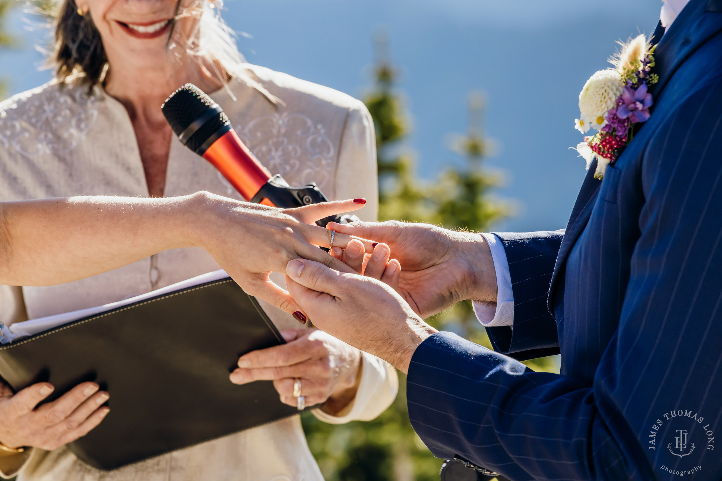 Crystal Mountain wedding by Seattle wedding photographer James Thomas Long Photography
