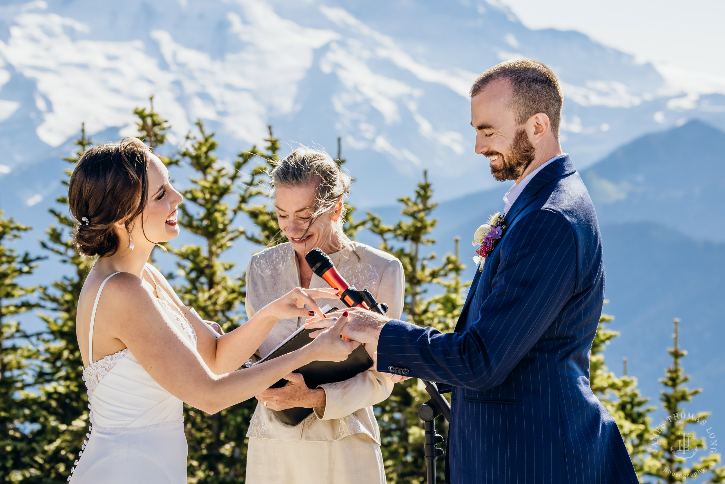 Crystal Mountain wedding by Seattle wedding photographer James Thomas Long Photography