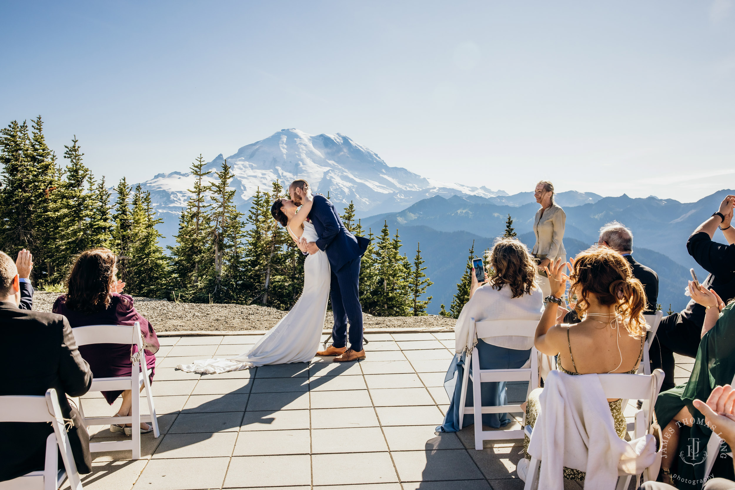 Crystal Mountain wedding by Seattle wedding photographer James Thomas Long Photography