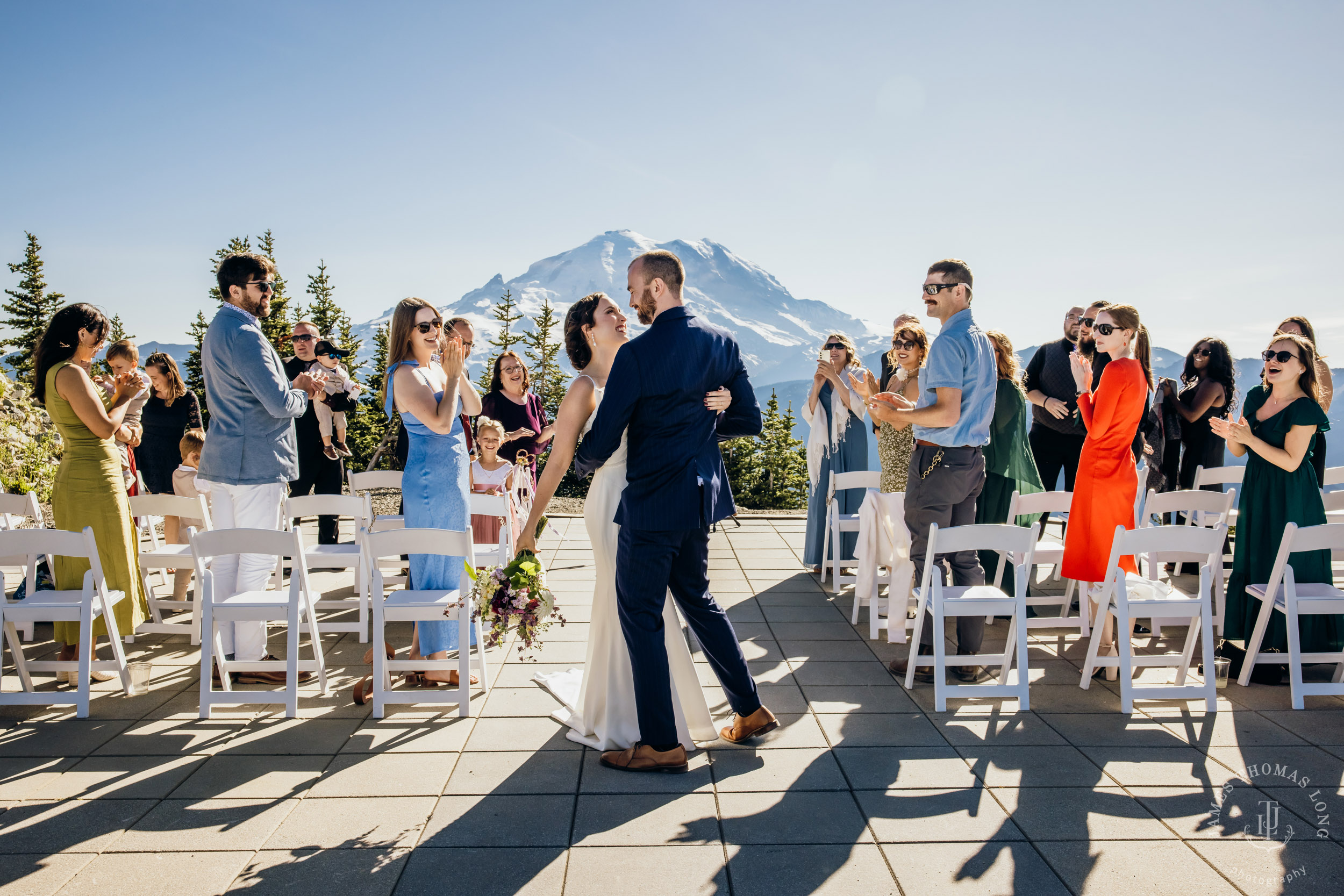 Crystal Mountain wedding by Seattle wedding photographer James Thomas Long Photography