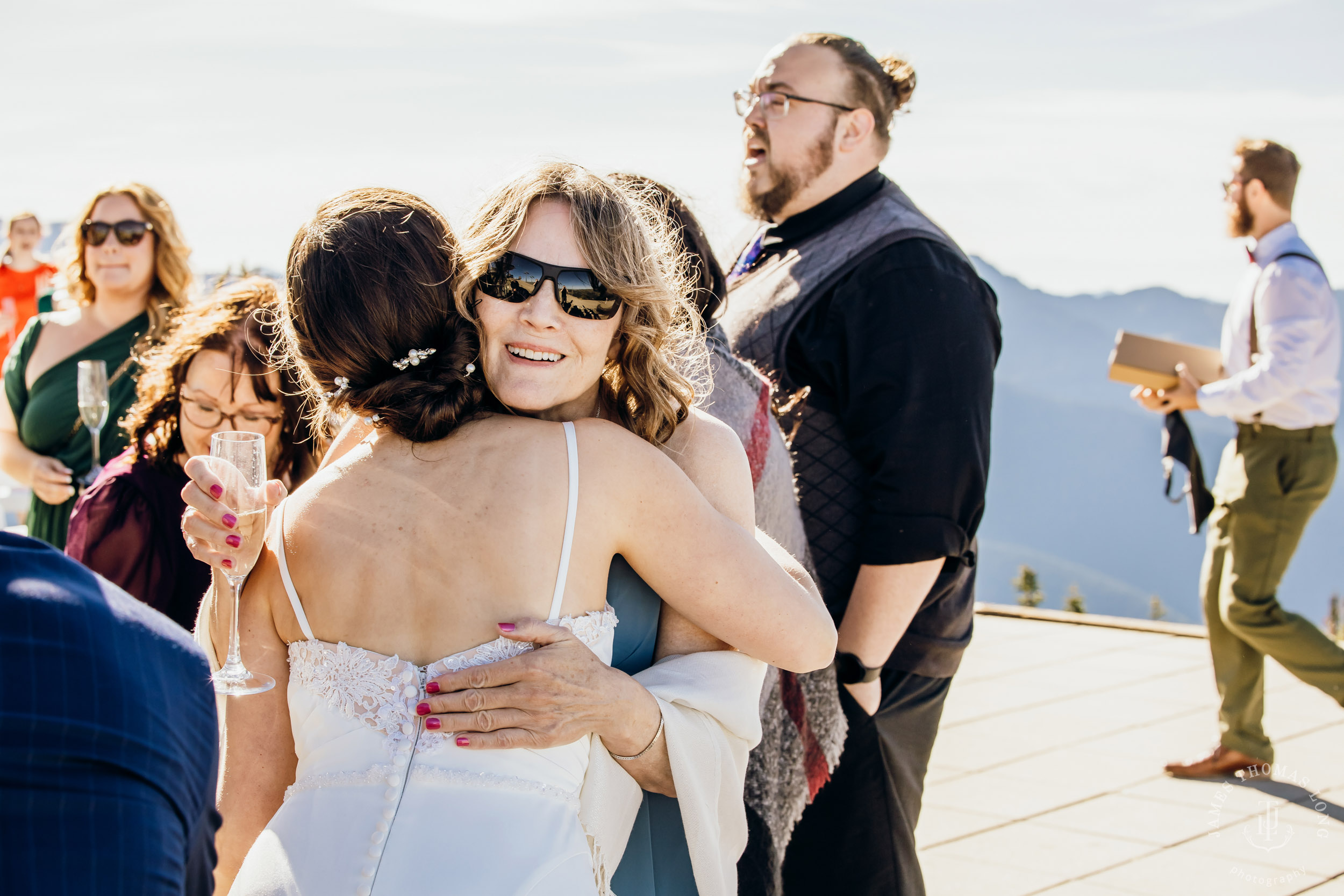 Crystal Mountain wedding by Seattle wedding photographer James Thomas Long Photography