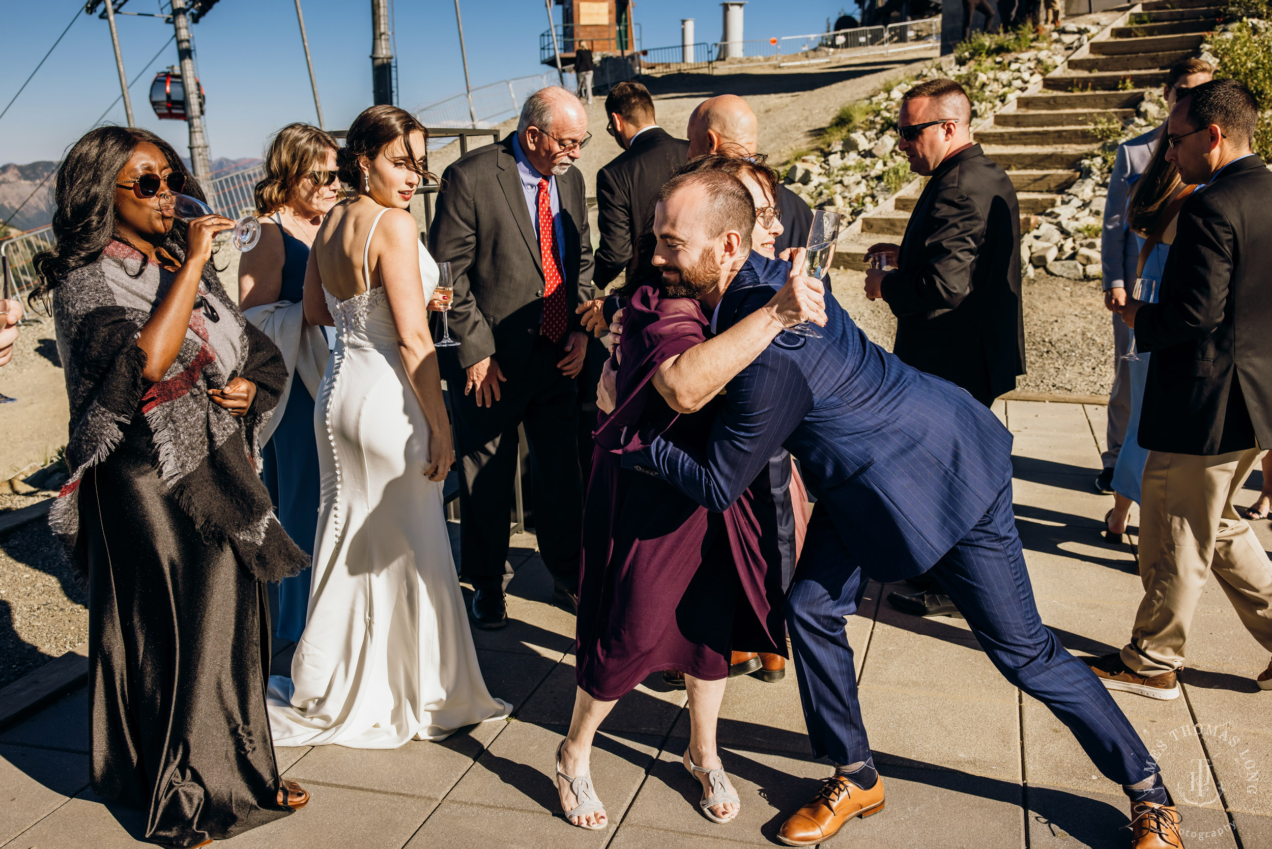 Crystal Mountain wedding by Seattle wedding photographer James Thomas Long Photography