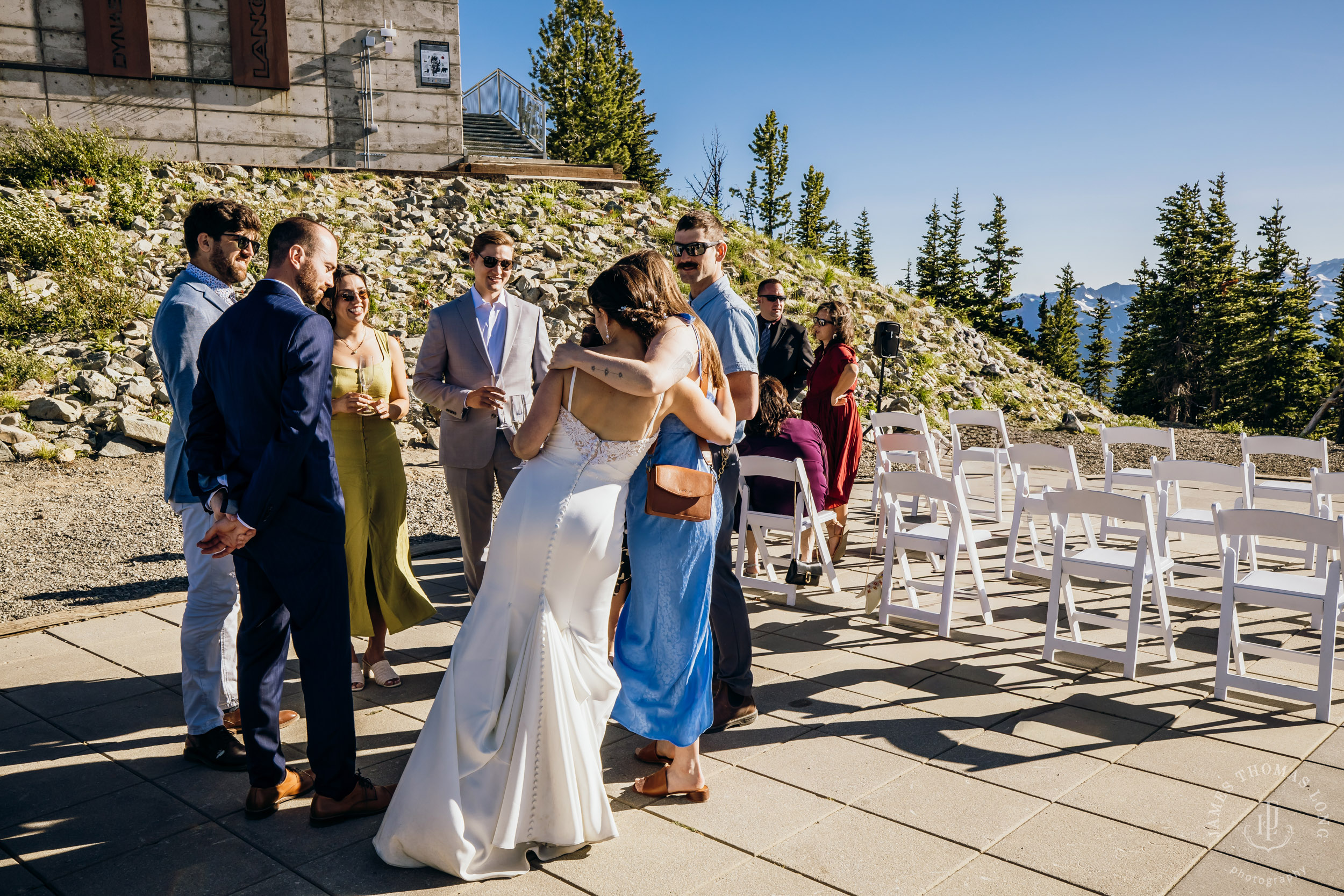 Crystal Mountain wedding by Seattle wedding photographer James Thomas Long Photography
