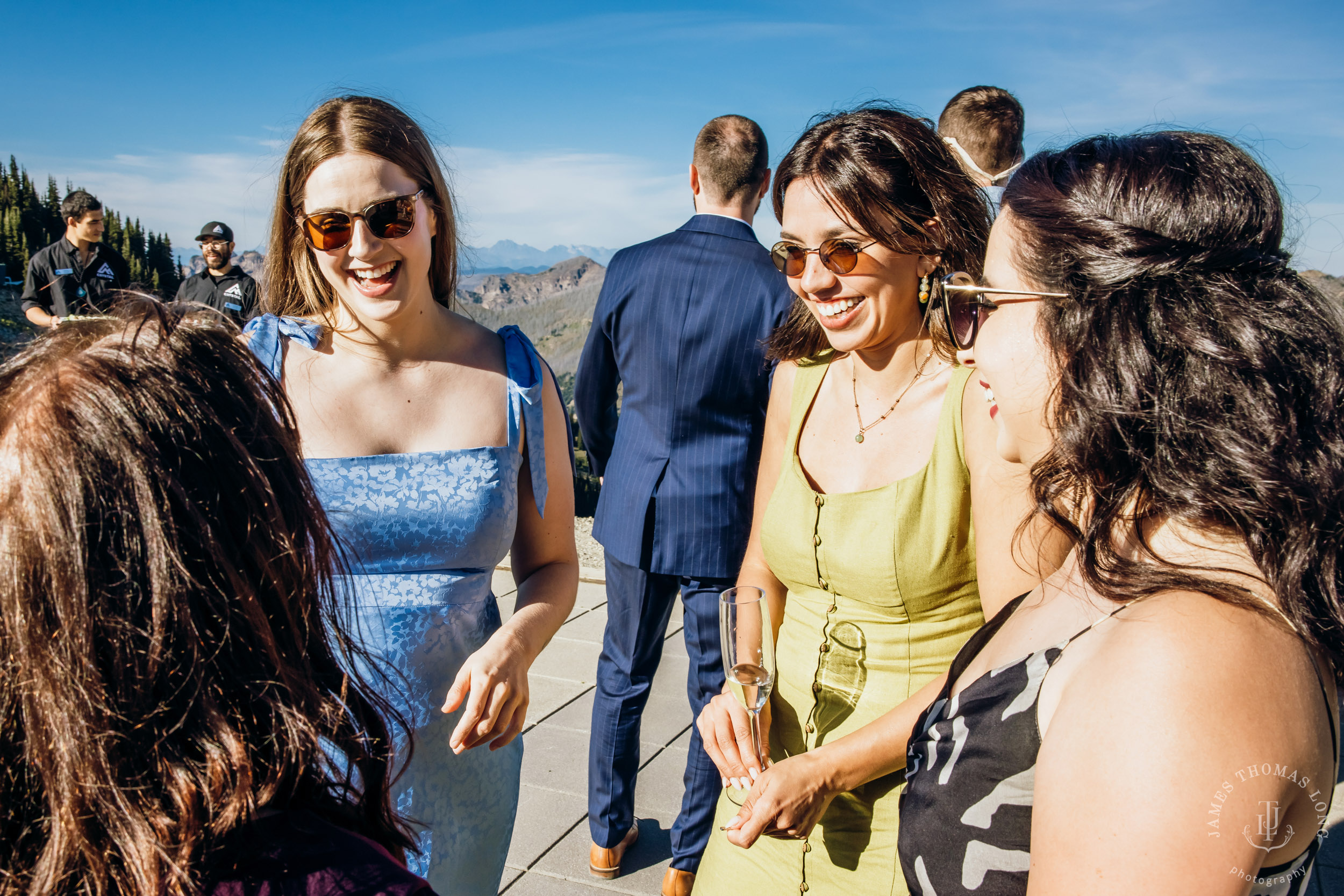 Crystal Mountain wedding by Seattle wedding photographer James Thomas Long Photography