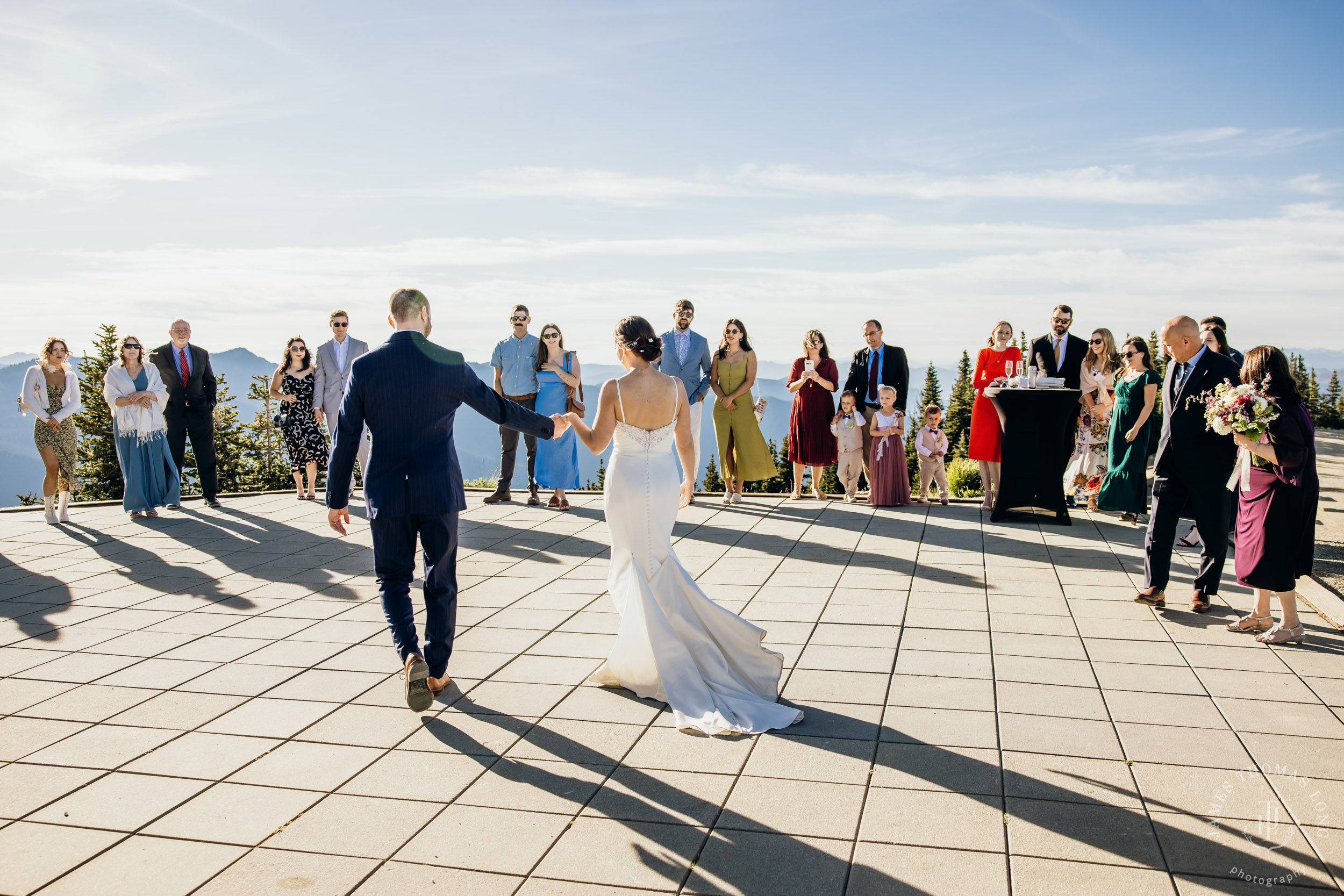 Crystal Mountain wedding by Seattle wedding photographer James Thomas Long Photography