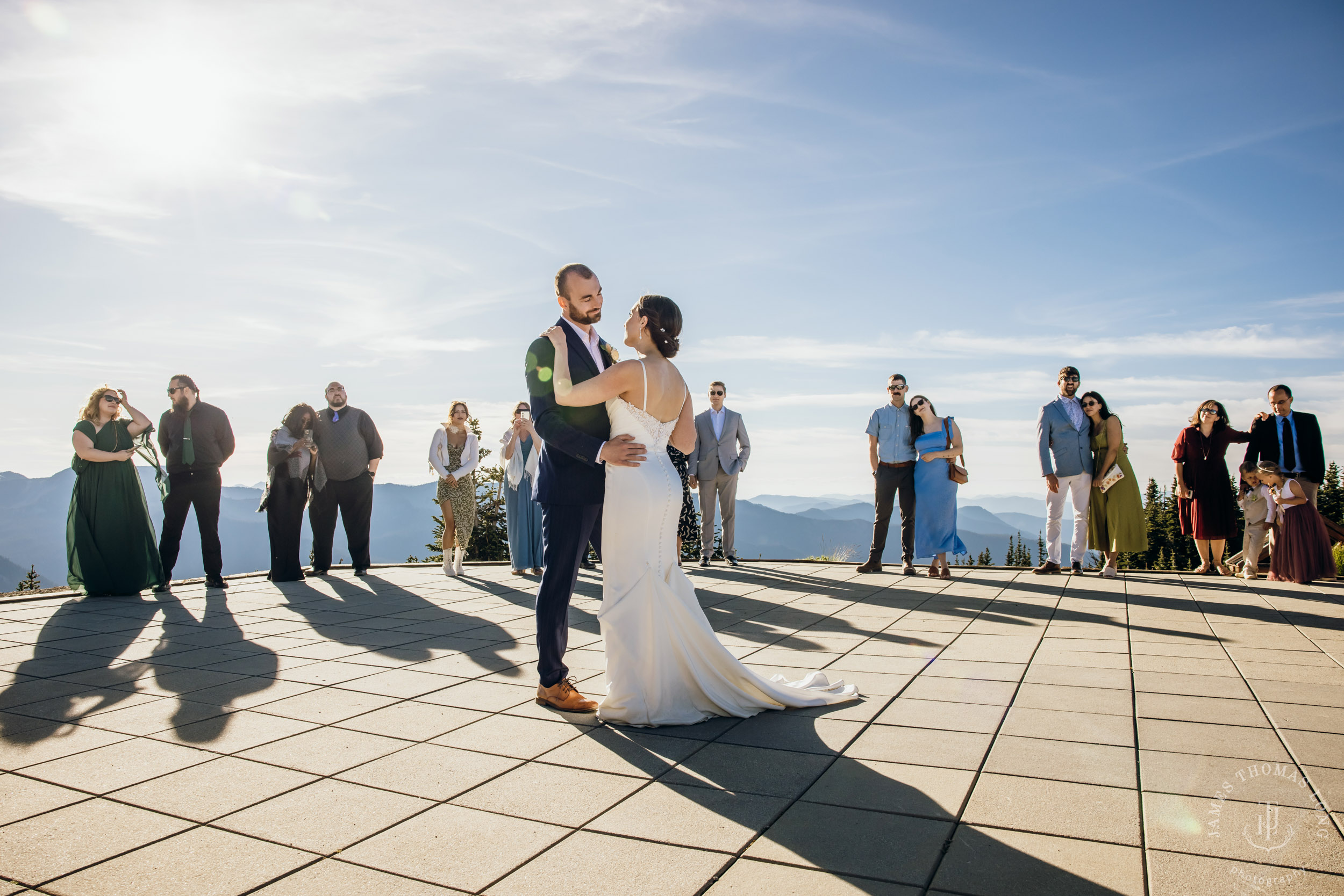 Crystal Mountain wedding by Seattle wedding photographer James Thomas Long Photography