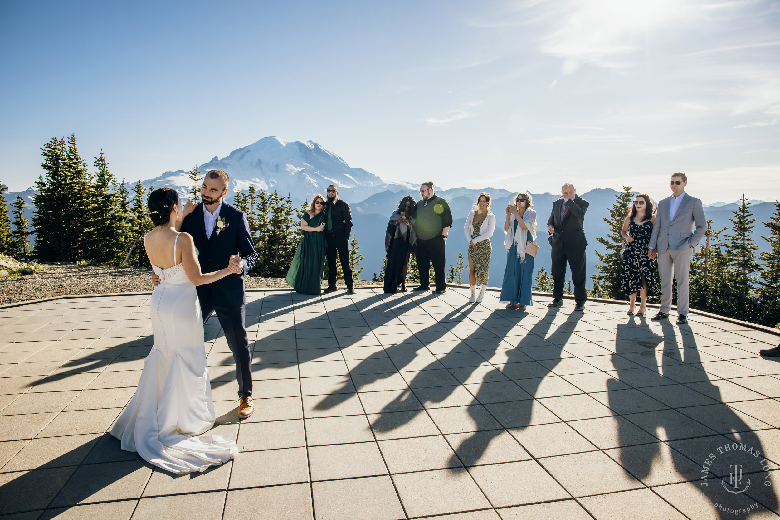 Crystal Mountain wedding by Seattle wedding photographer James Thomas Long Photography