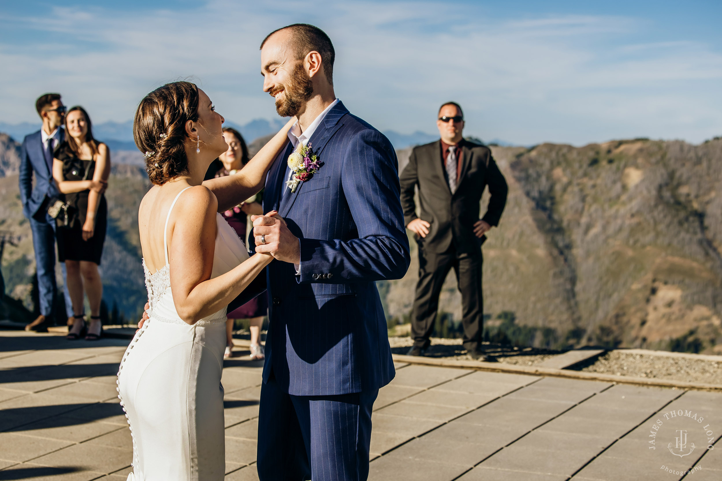 Crystal Mountain wedding by Seattle wedding photographer James Thomas Long Photography