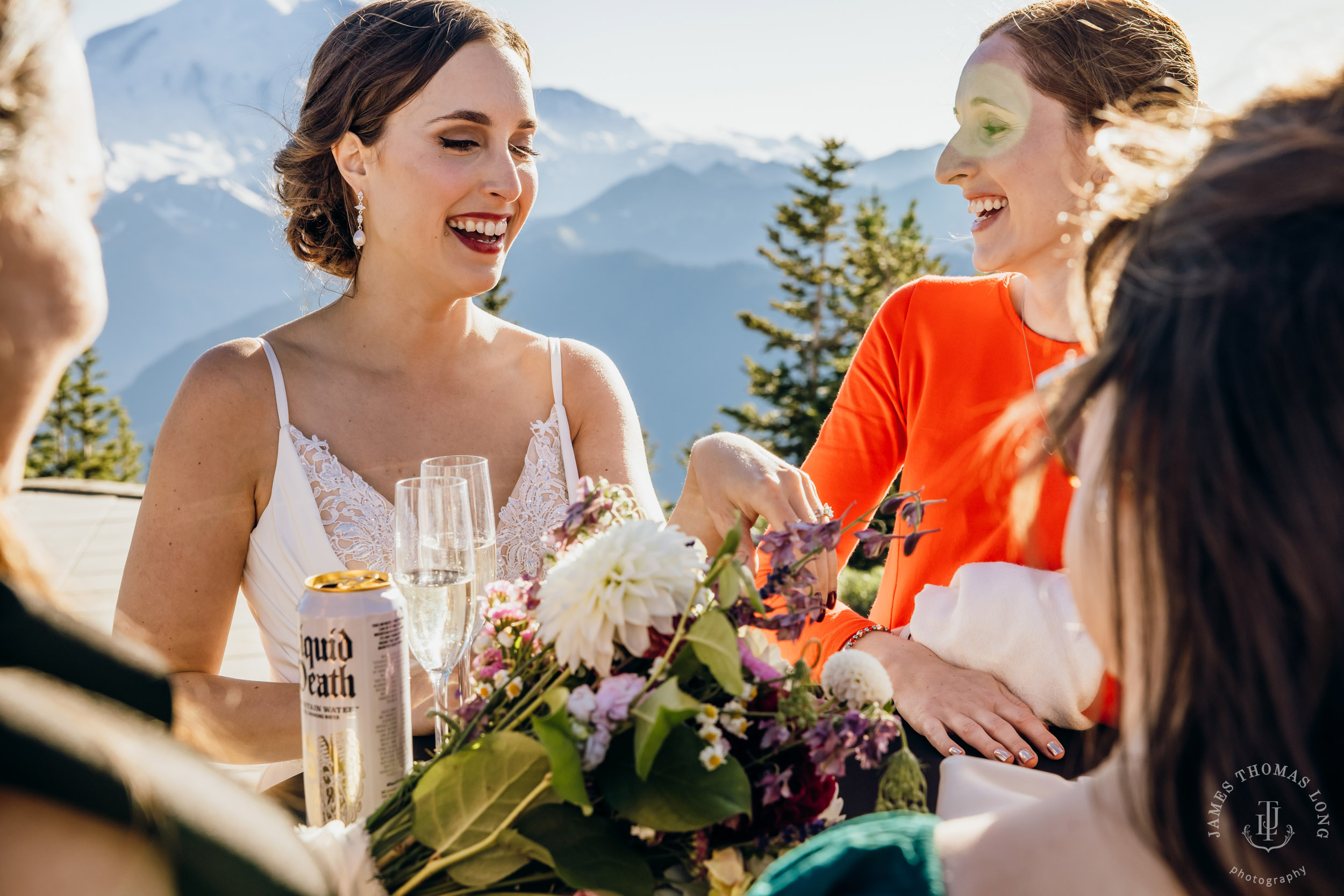 Crystal Mountain wedding by Seattle wedding photographer James Thomas Long Photography