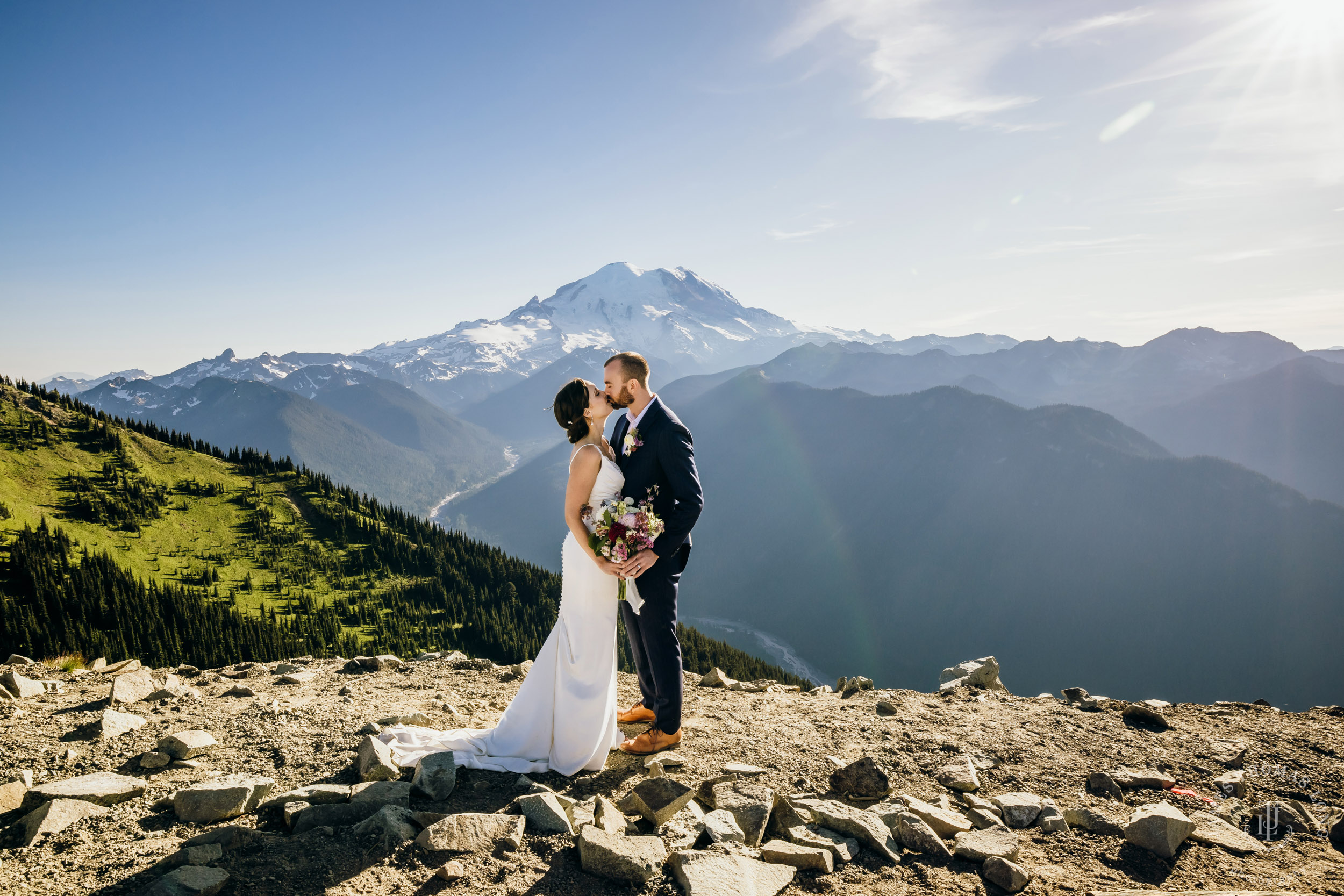 Crystal Mountain wedding by Seattle wedding photographer James Thomas Long Photography