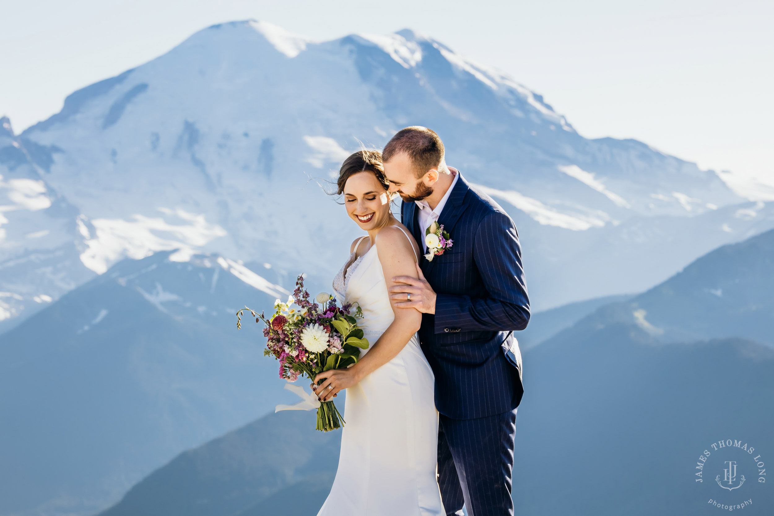 Crystal Mountain wedding by Seattle wedding photographer James Thomas Long Photography