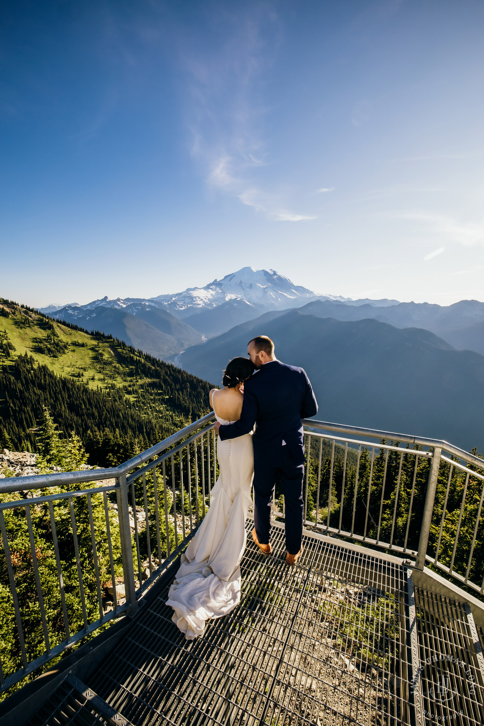 Crystal Mountain wedding by Seattle wedding photographer James Thomas Long Photography