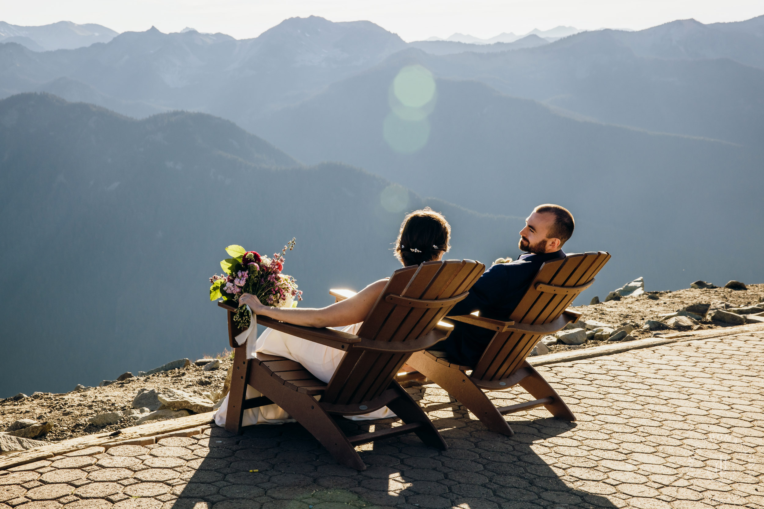 Crystal Mountain wedding by Seattle wedding photographer James Thomas Long Photography