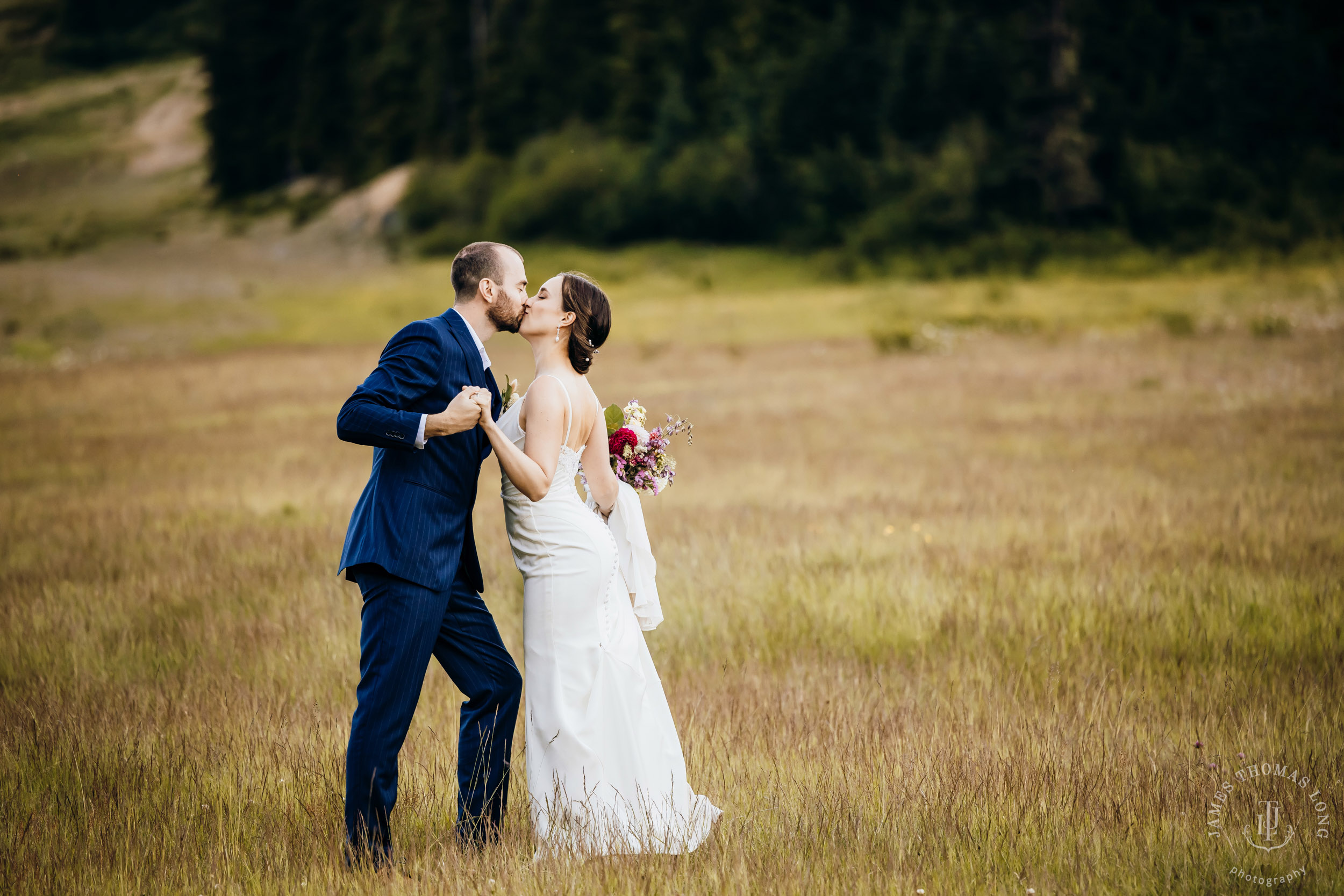 Crystal Mountain wedding by Seattle wedding photographer James Thomas Long Photography