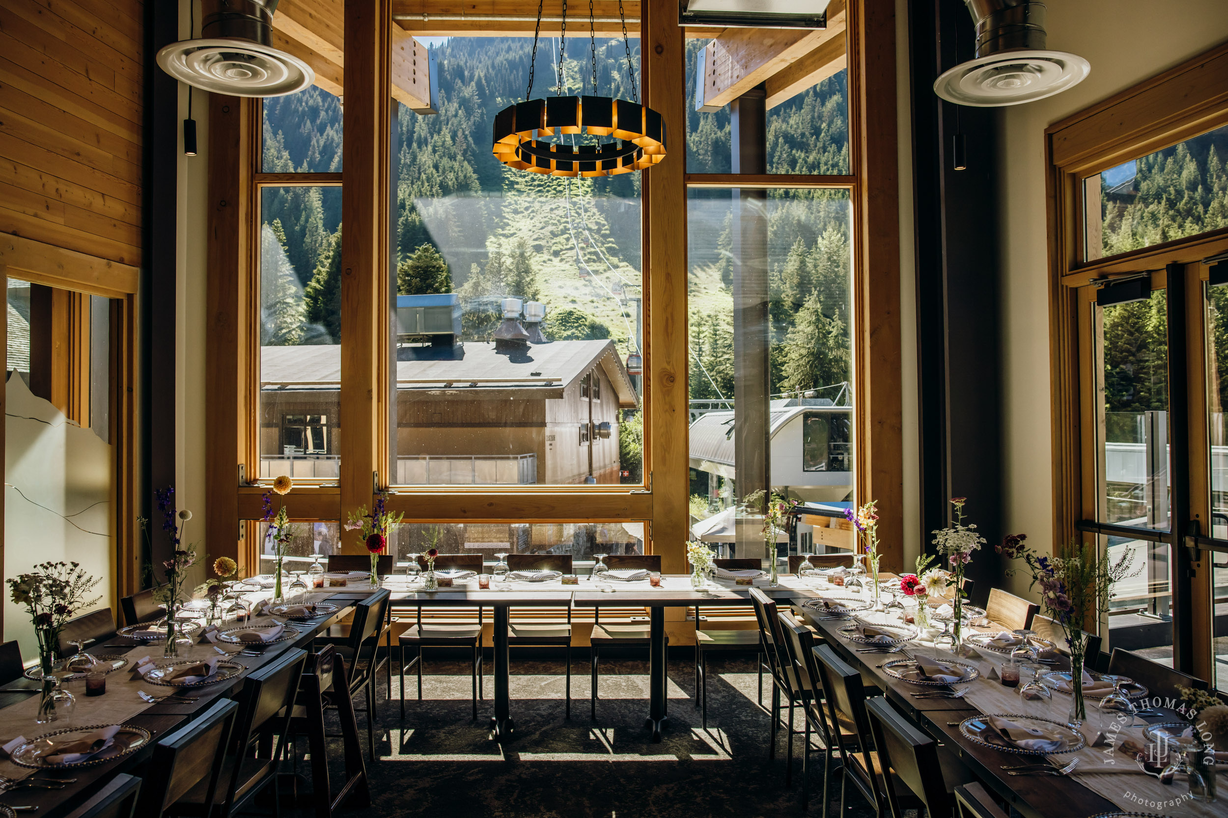 Crystal Mountain wedding by Seattle wedding photographer James Thomas Long Photography